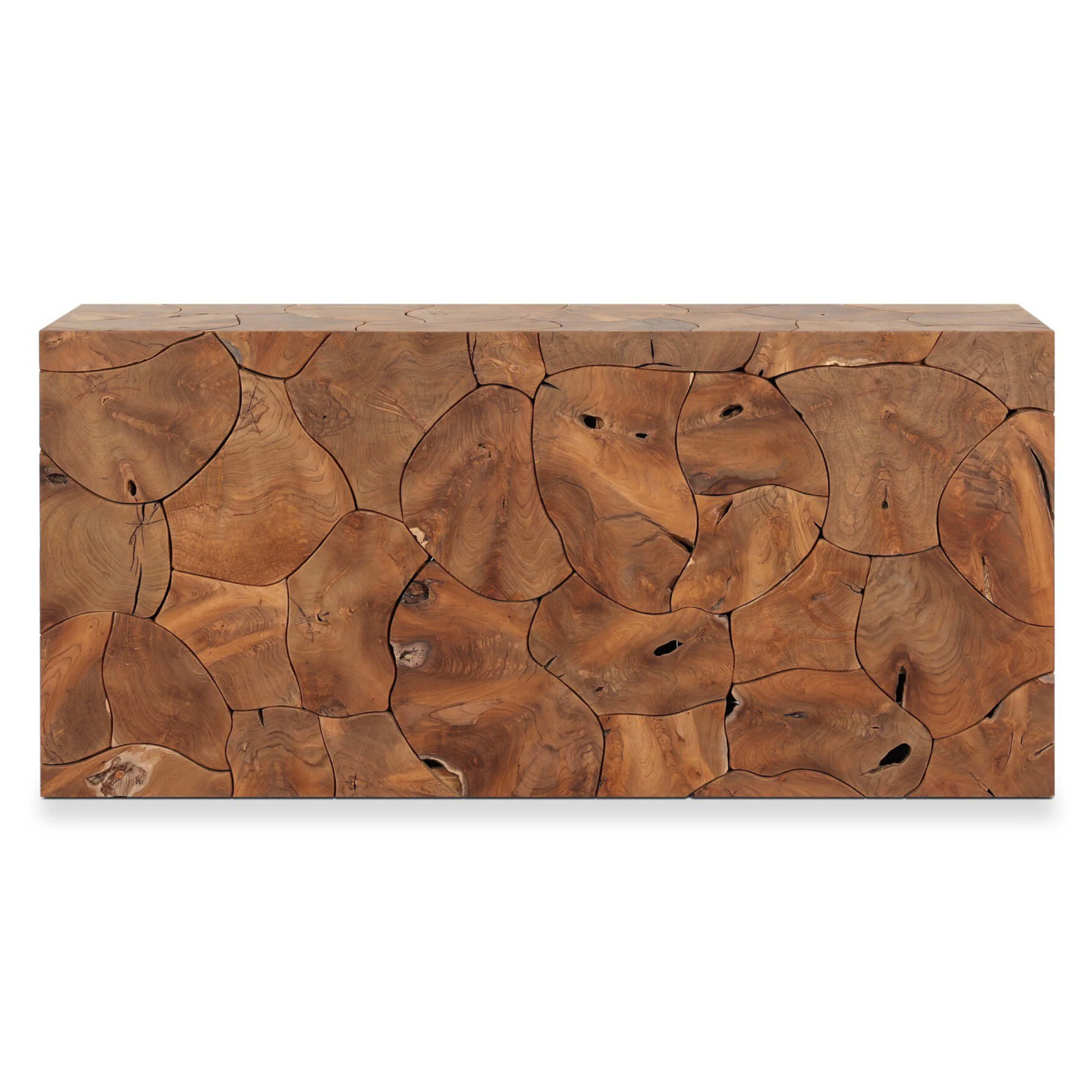 Tomlin Outdoor Console Table, Natural by Four Hands - Image 2