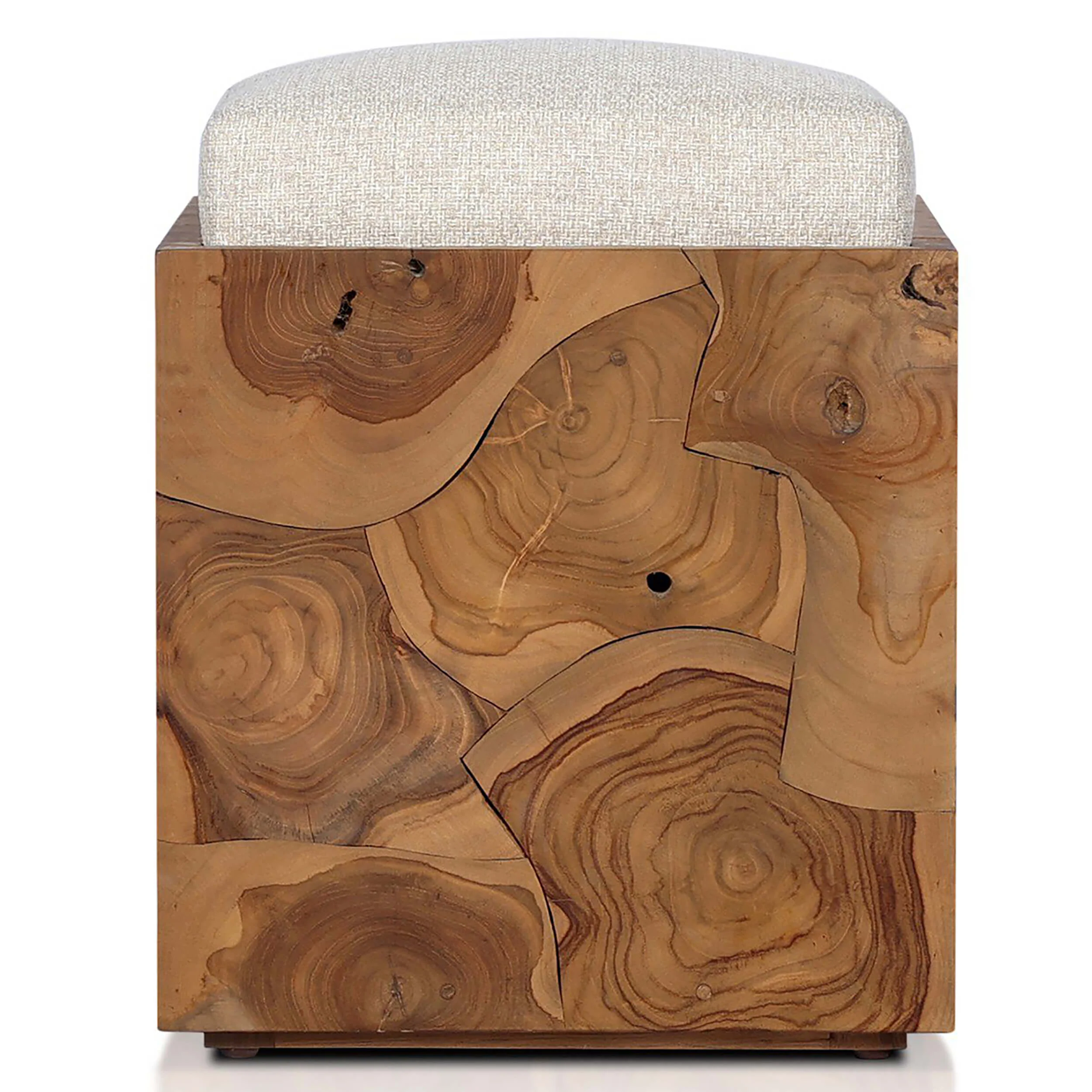 Tomlin Outdoor Stool, Hayes Cream by Four Hands - Image 2