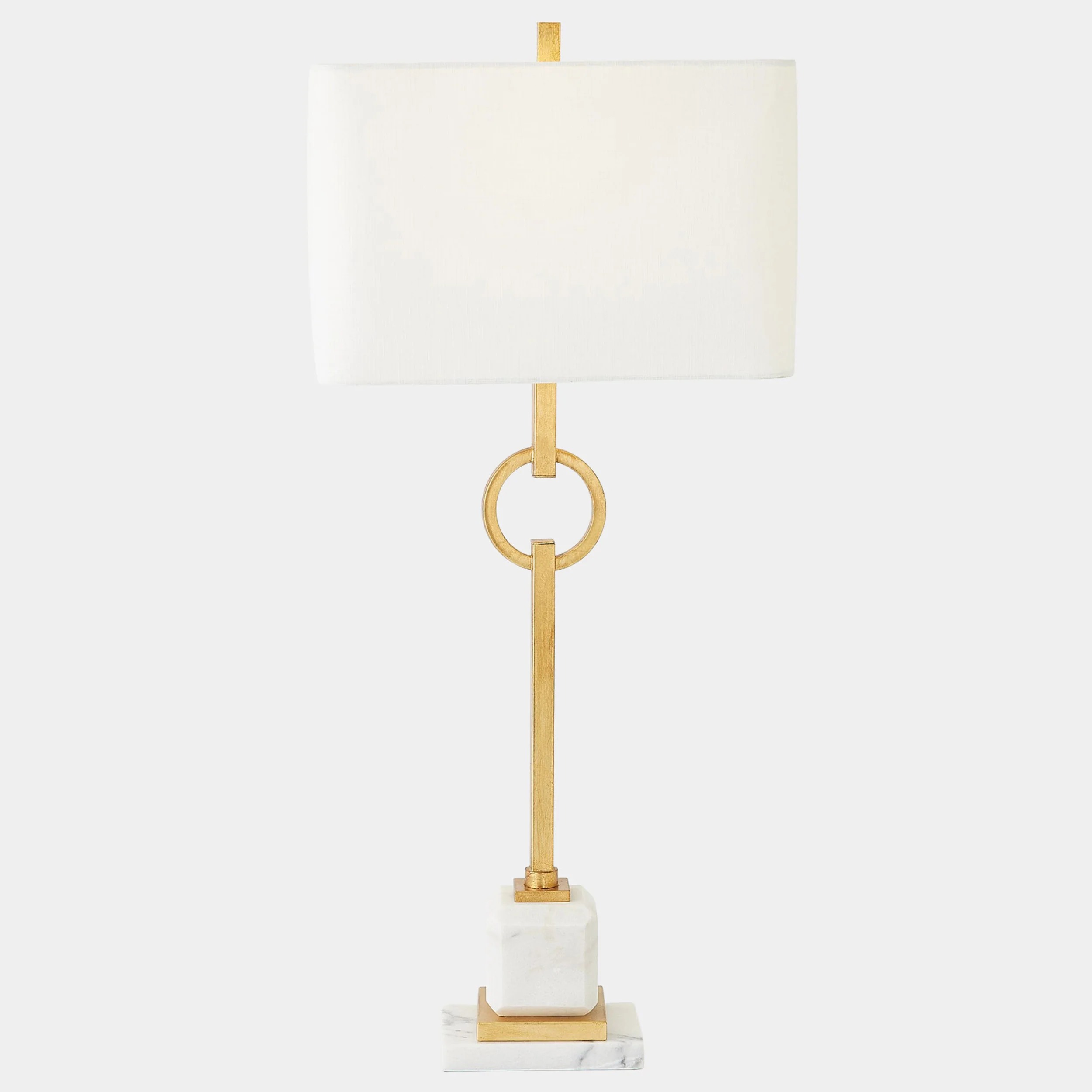 Top Ring Table Lamp, Gold Leaf - Image 4