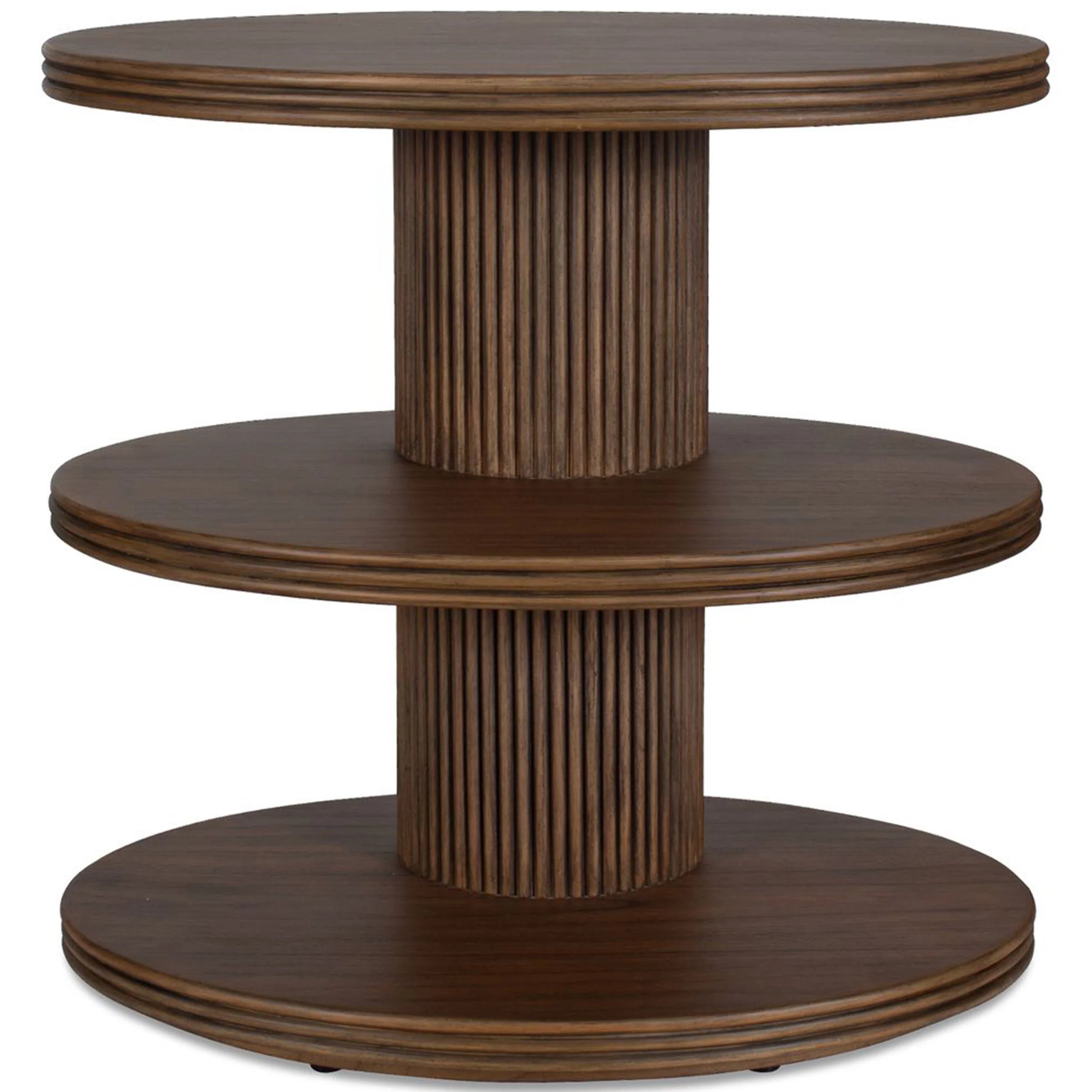 Top Tier Side Table, Brown - Image 2