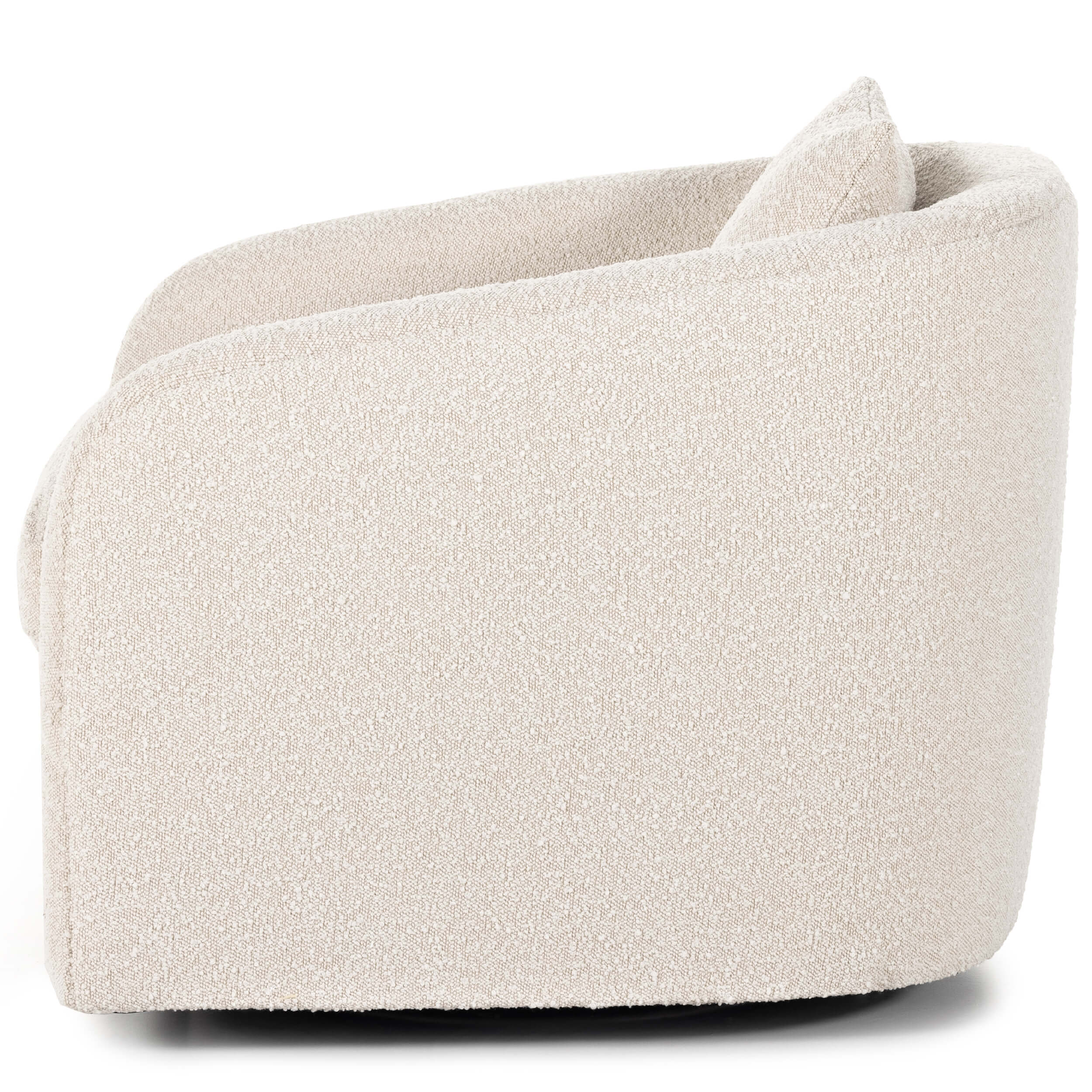 Topanga Swivel Chair, Knoll Natural by Four Hands - Image 2