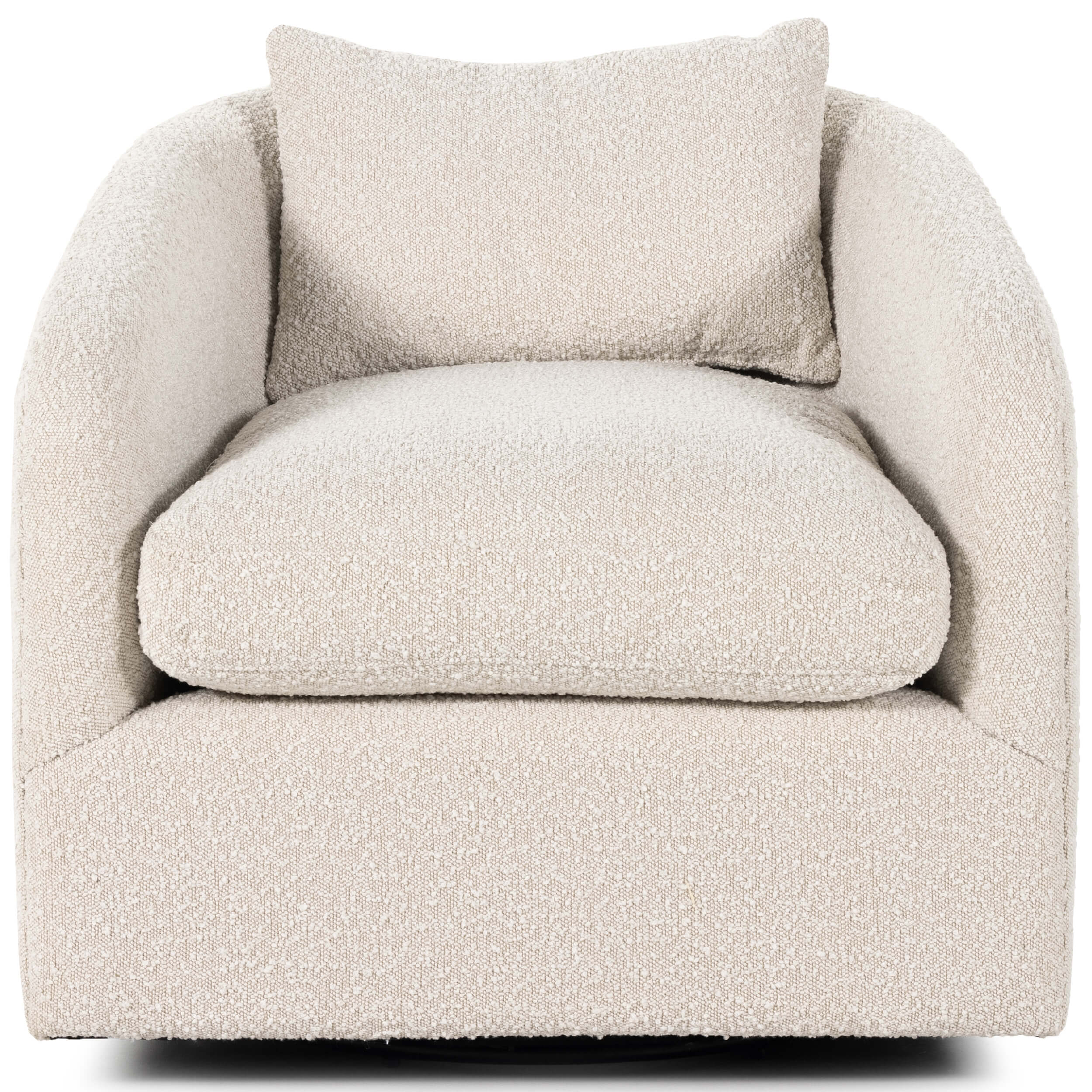 Topanga Swivel Chair, Knoll Natural by Four Hands - Image 3