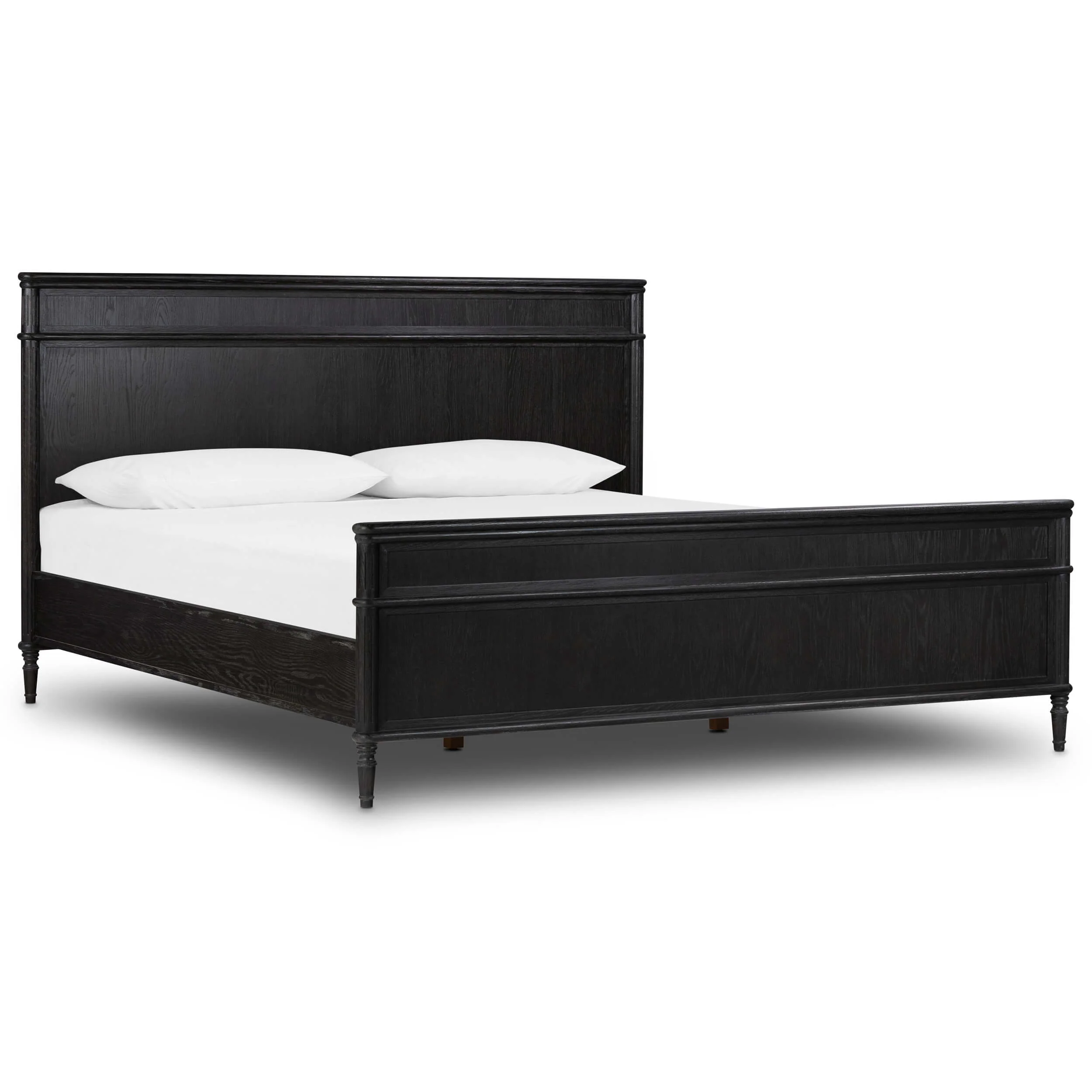 Toulouse Bed, Distressed Black by Four Hands - Image 8