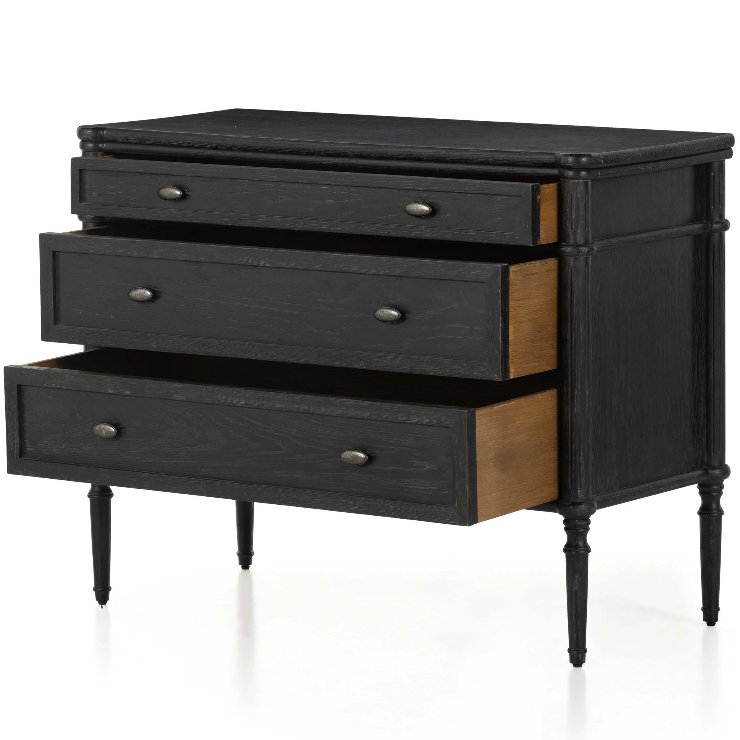 Toulouse Chest, Distressed Black by Four Hands - Image 4