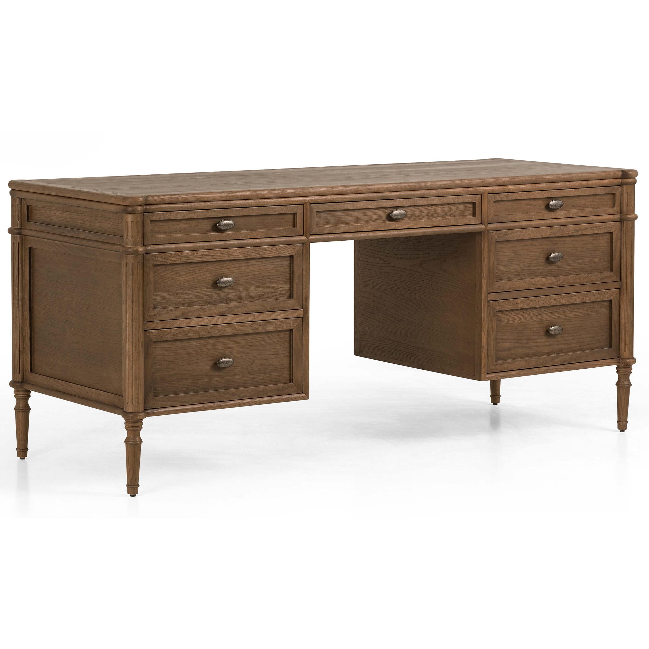 Toulouse Executive Desk, Toasted Oak by Four Hands