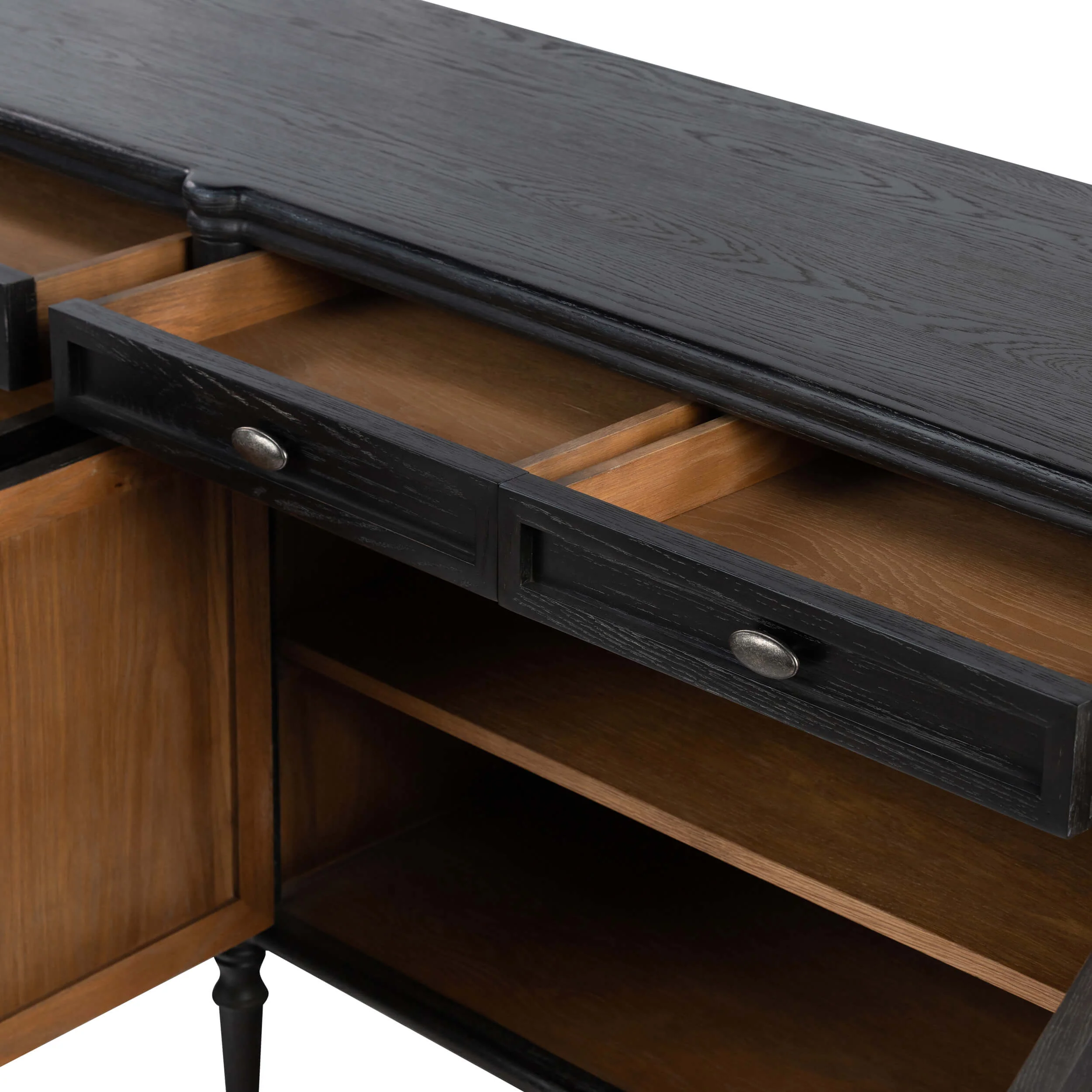 Toulouse Sideboard, Distressed Black by Four Hands - Image 7