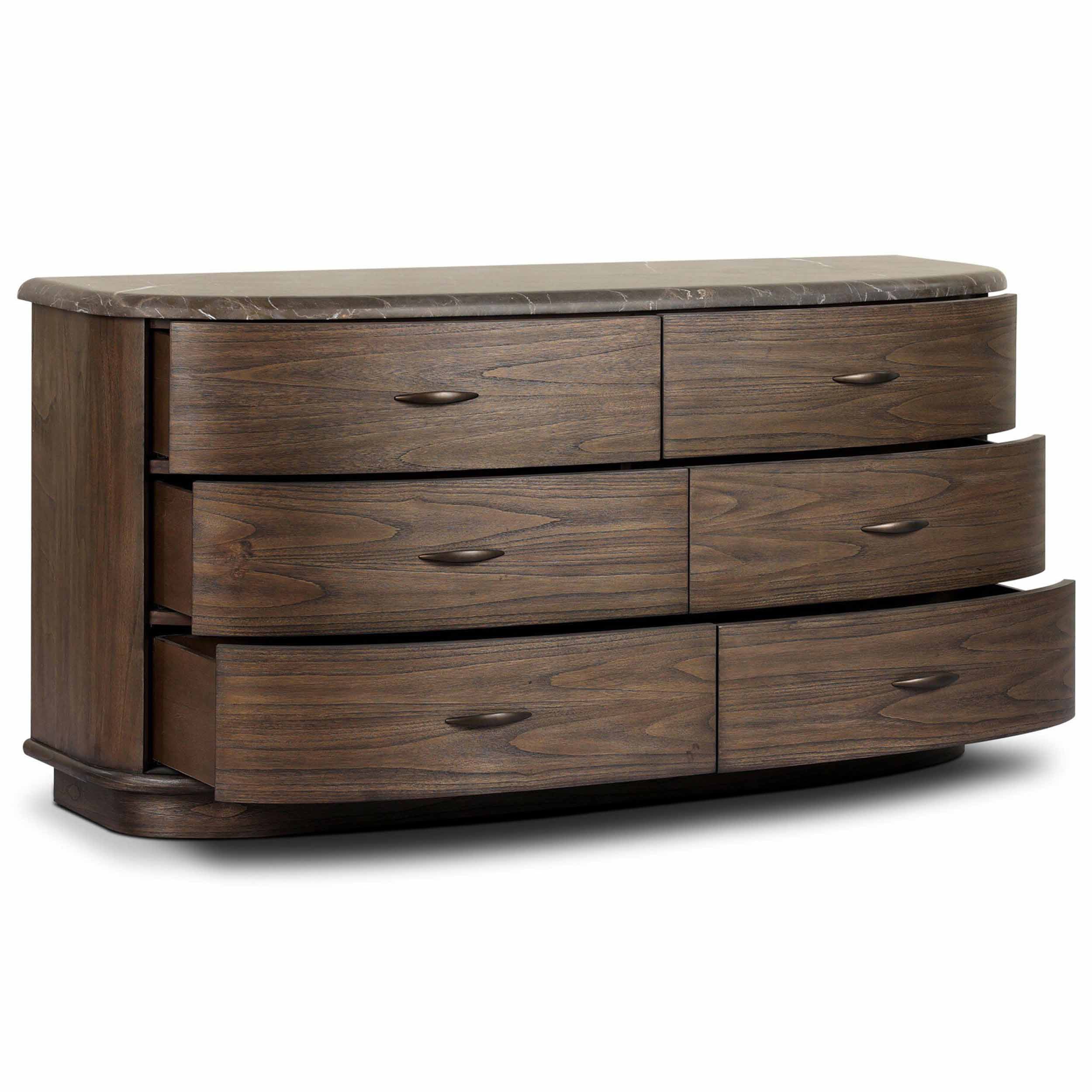 Tovae Dresser, Saddle Brown Sungkai by Four Hands - Image 7