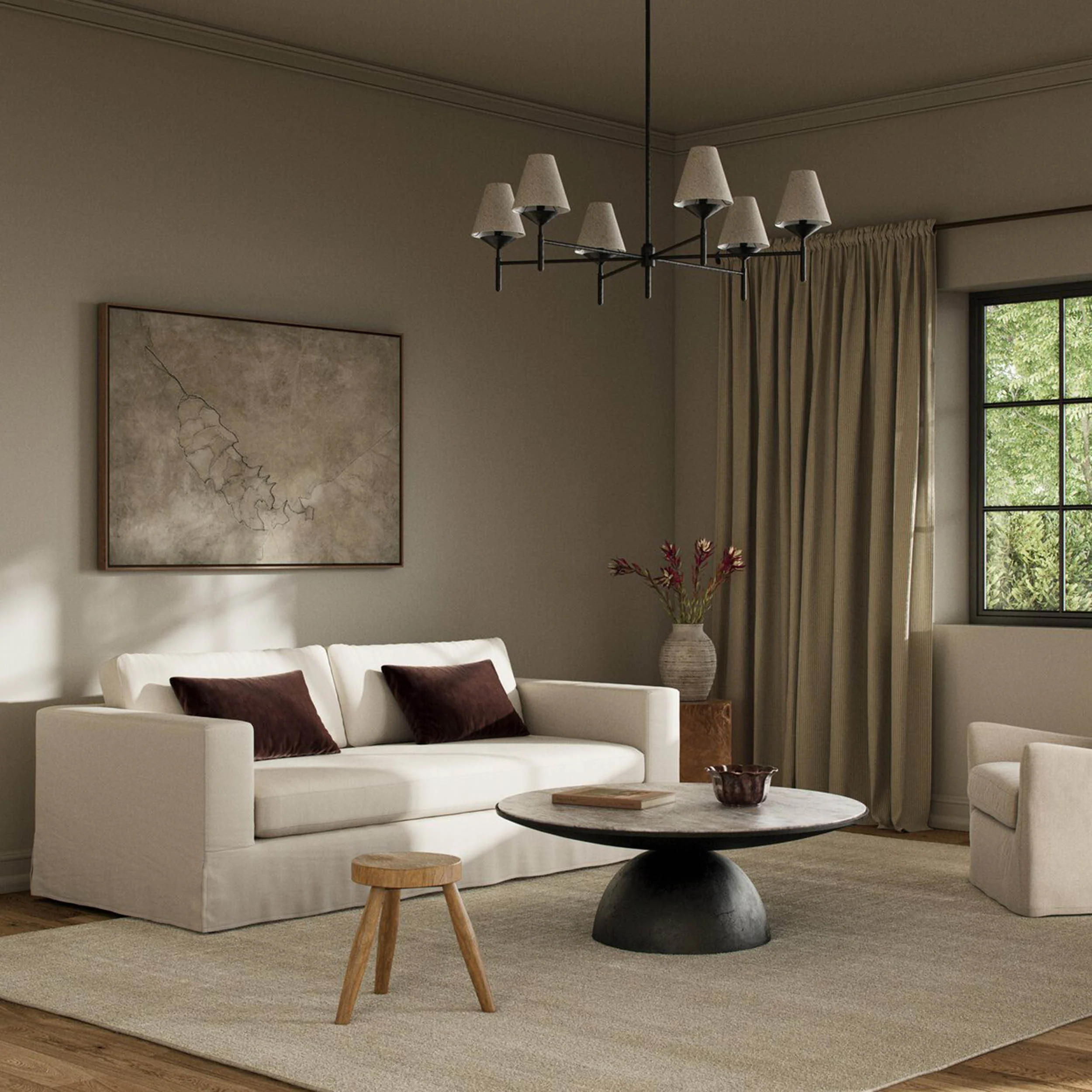 Tovana Sofa, Nomad Marshmallow by Four Hands - Image 2