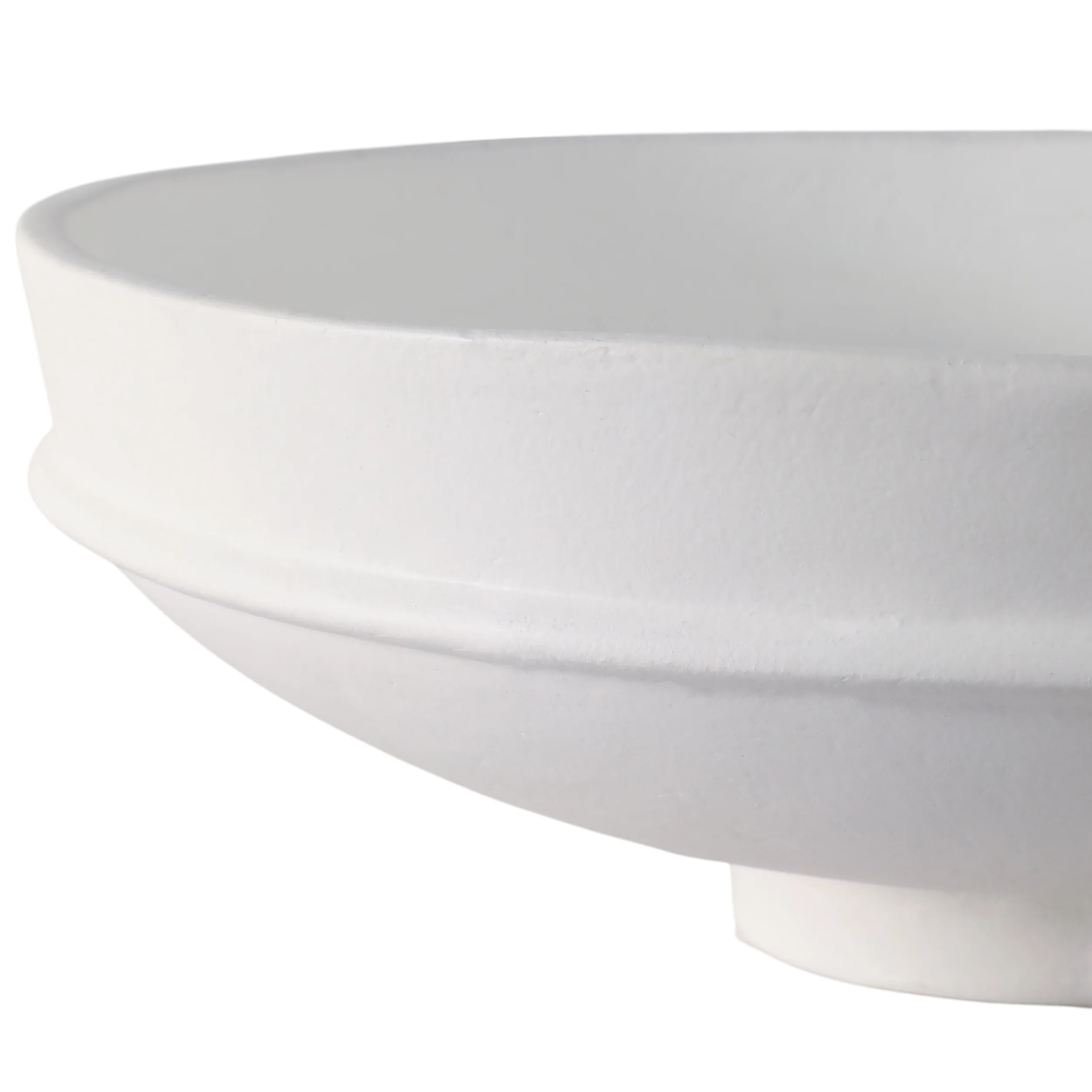 Traditional Pedestal Bowls, White, Set of 2 - Image 2