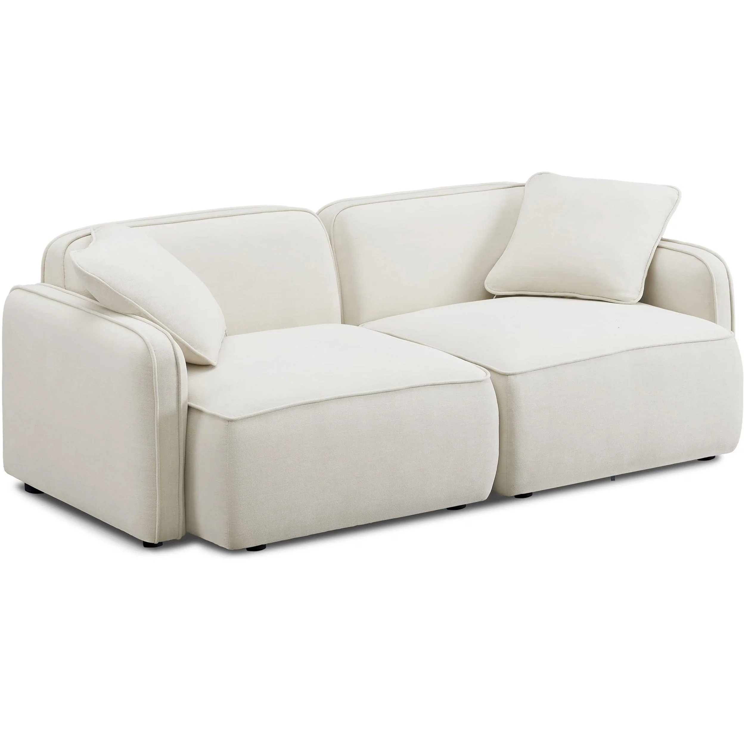 Travie Modular Loveseat, Sand - Image 2
