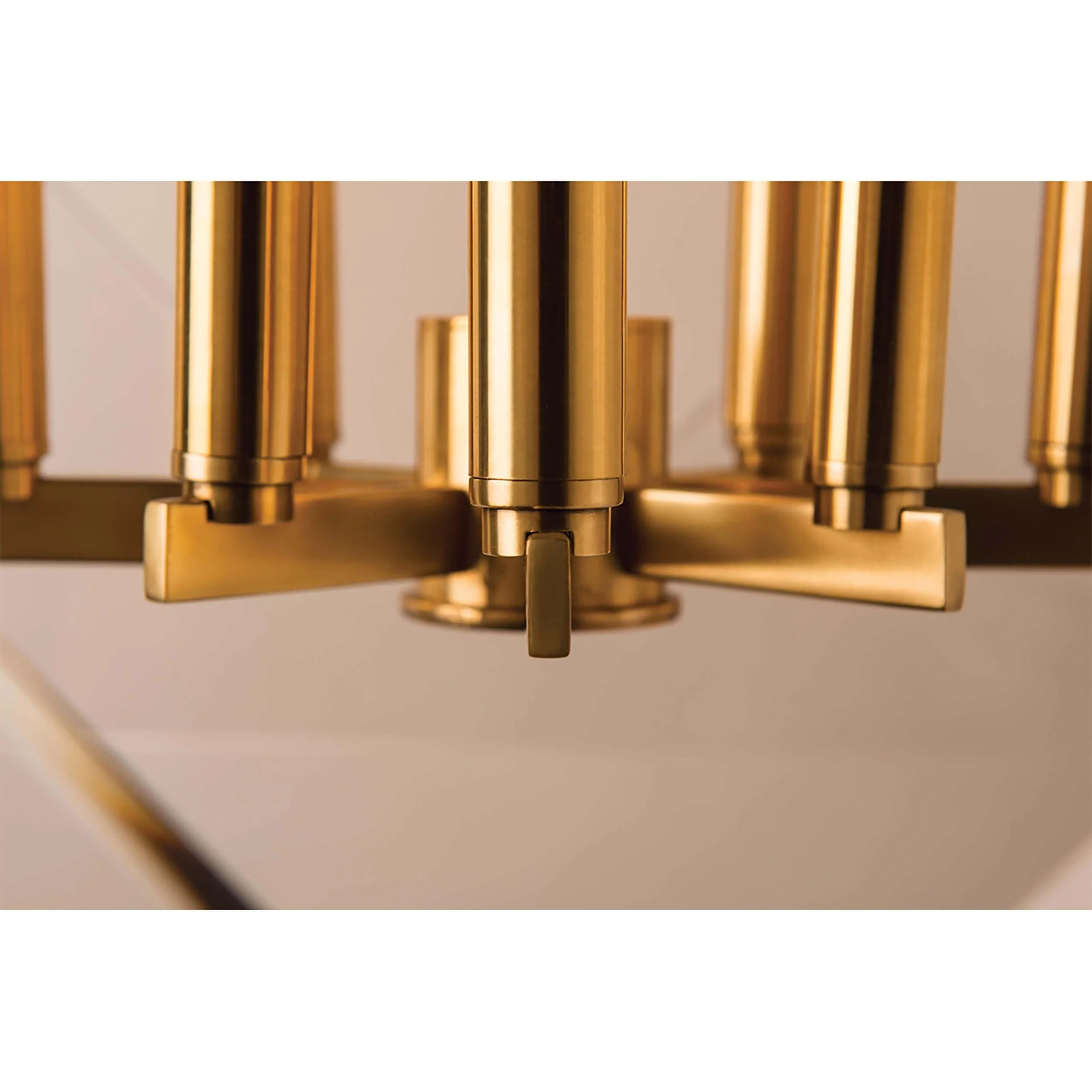 Travis 8 Light Pendant, Aged Brass - Image 6