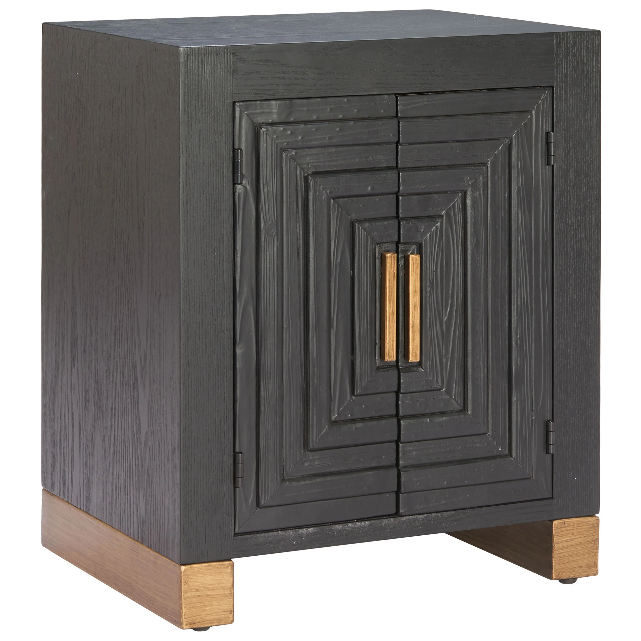 Trazo Side Table, Black