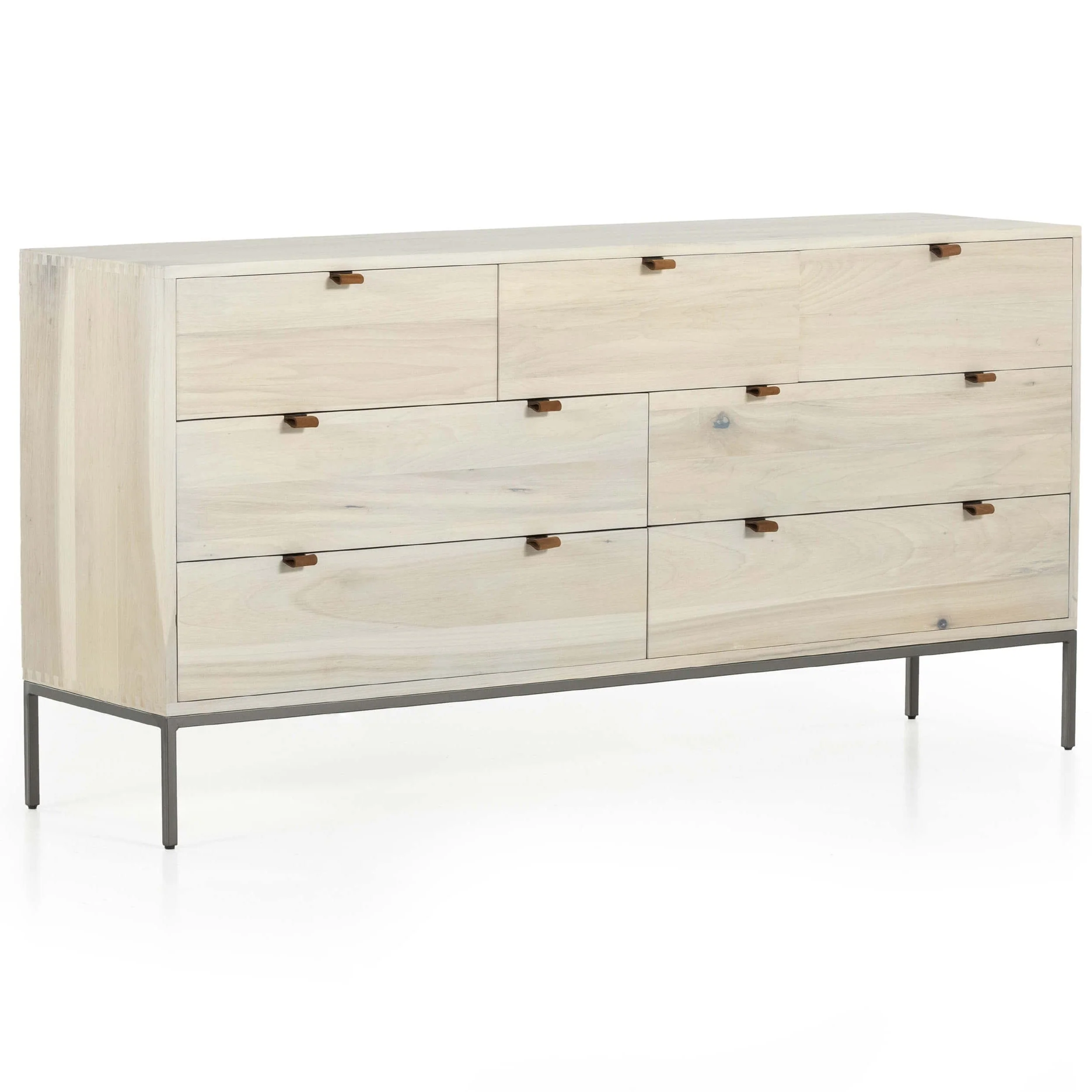 Trey 7 Drawers Dresser, Dove by Four Hands