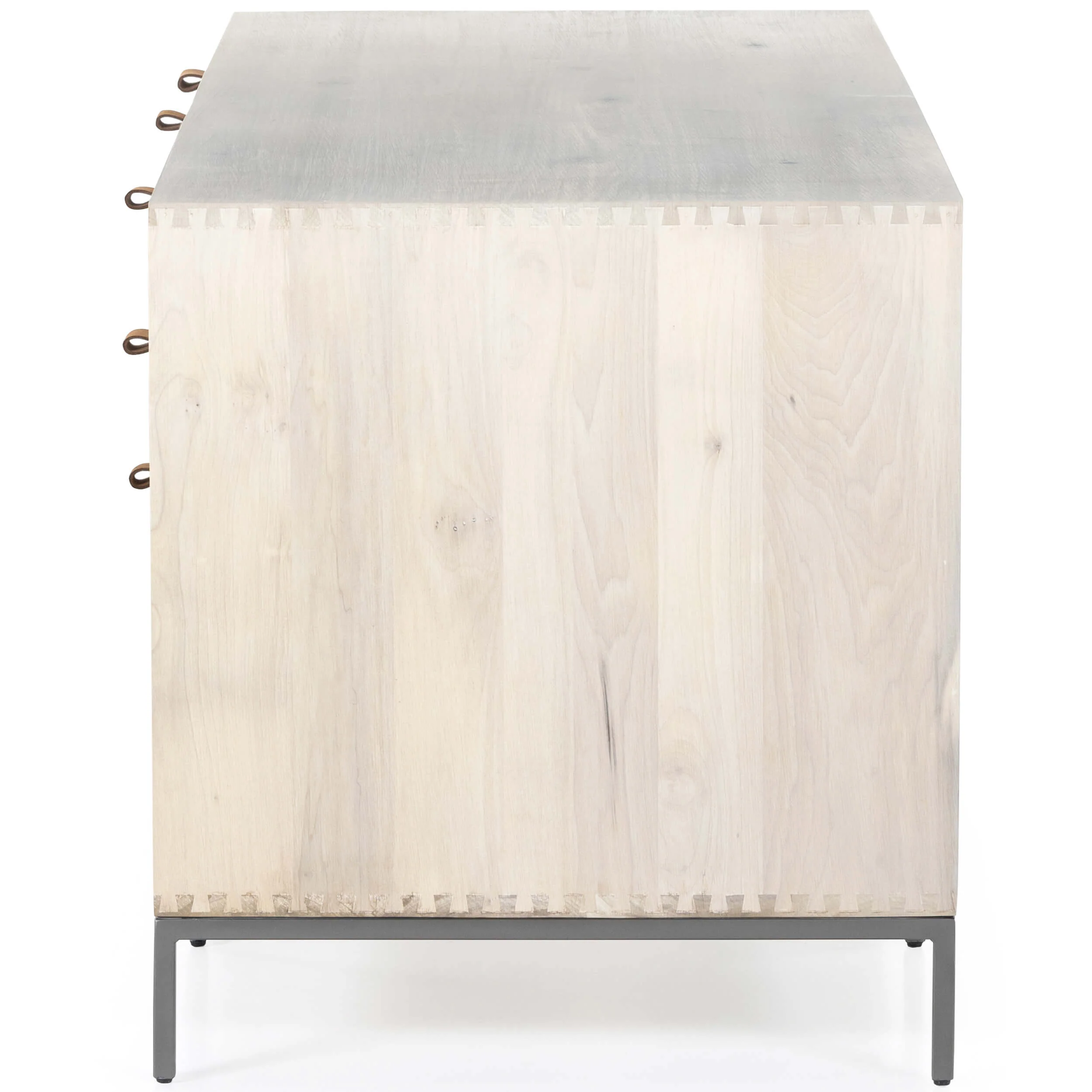 Trey Executive Desk, Dove Poplar by Four Hands - Image 2