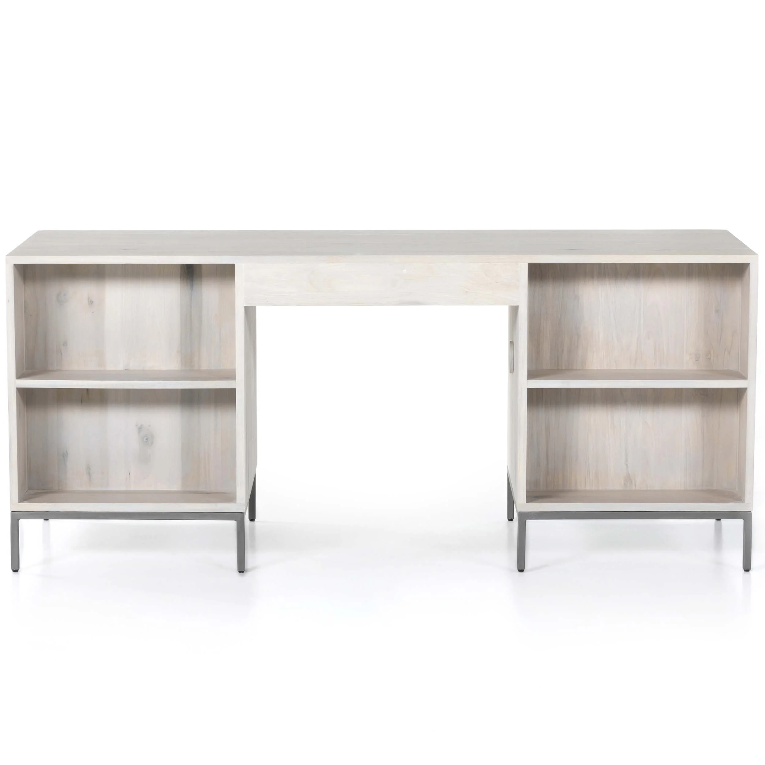 Trey Executive Desk, Dove Poplar by Four Hands - Image 3