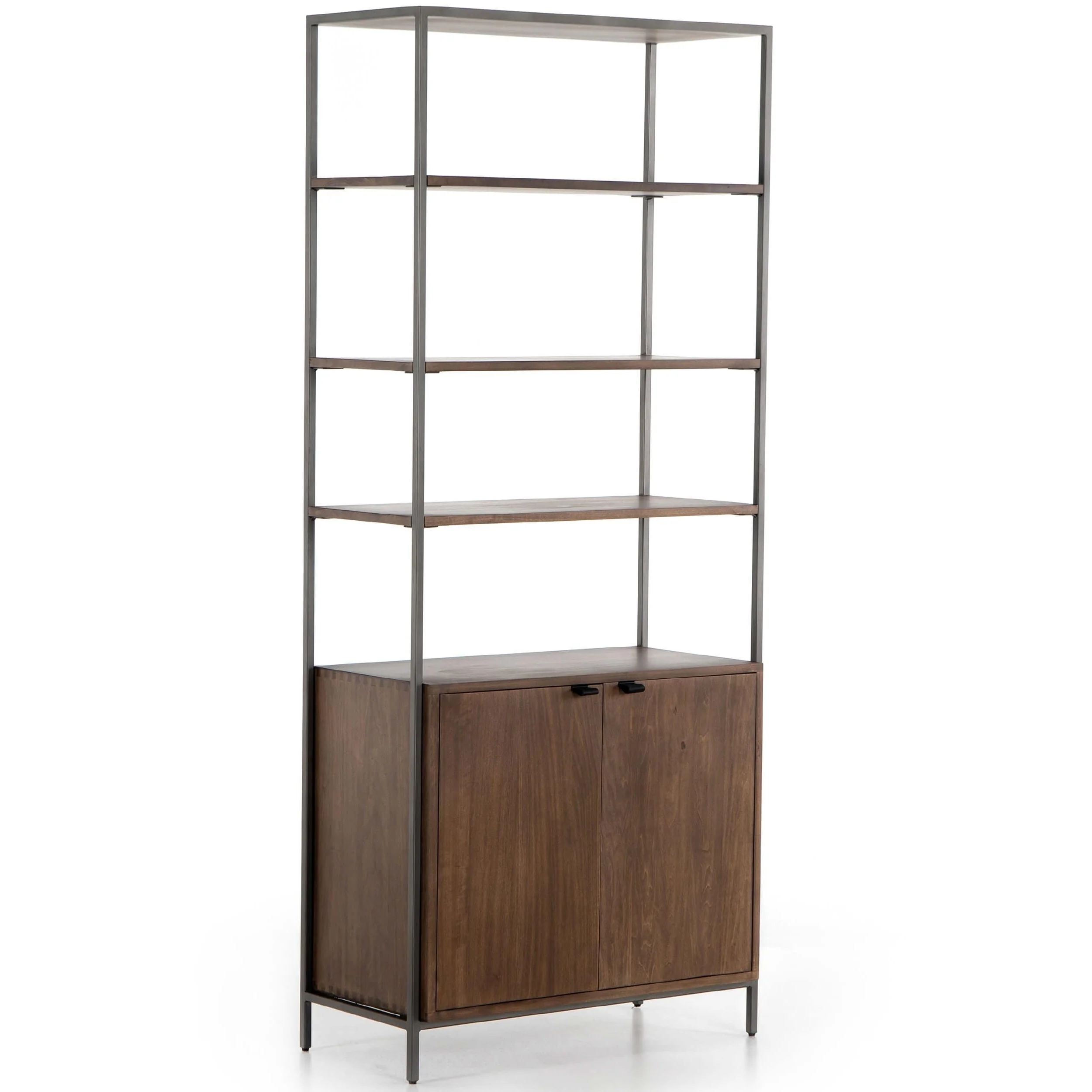 Trey Modular Wide Bookcase, Auburn Poplar by Four Hands