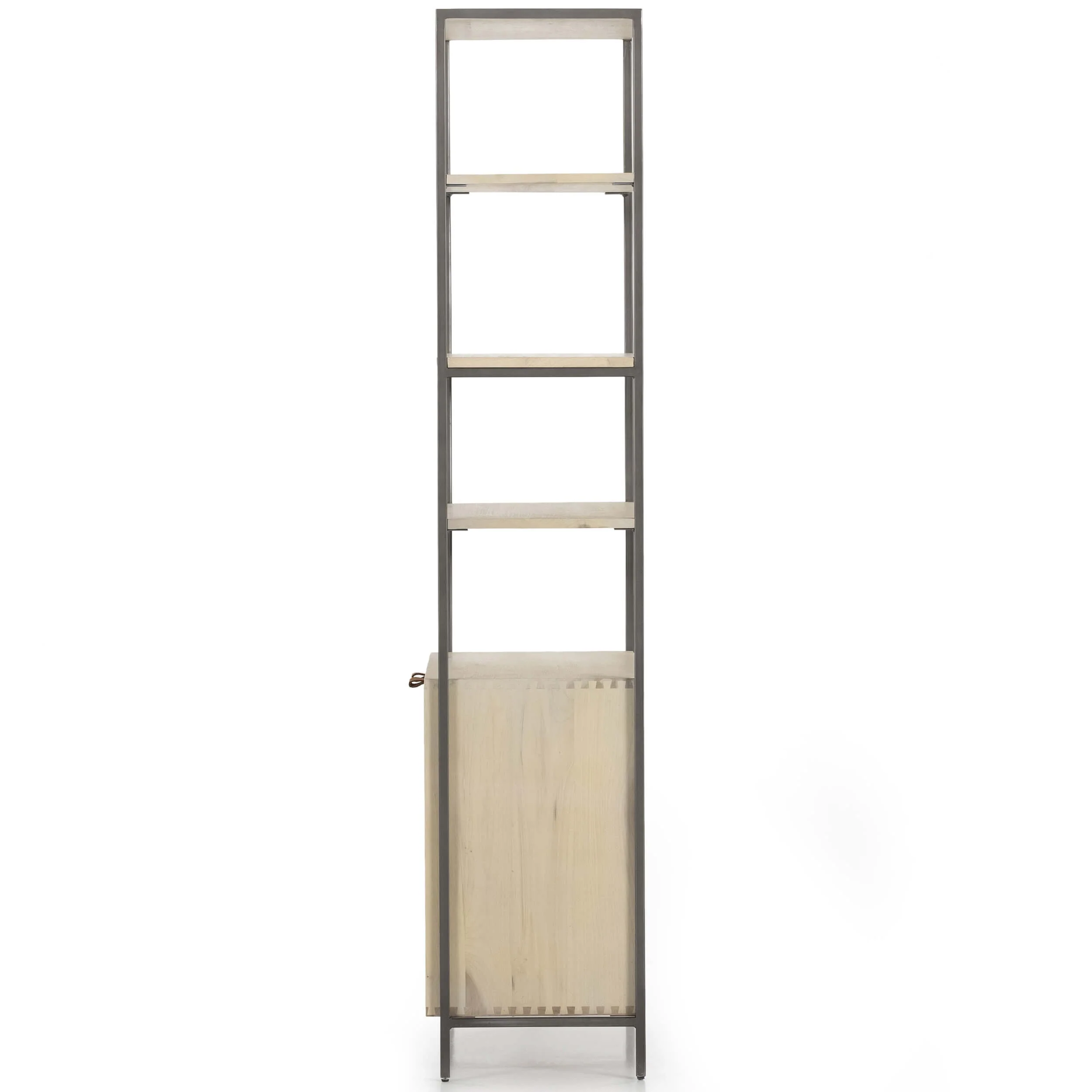 Trey Modular Wide Bookcase, Dove Poplar by Four Hands - Image 3