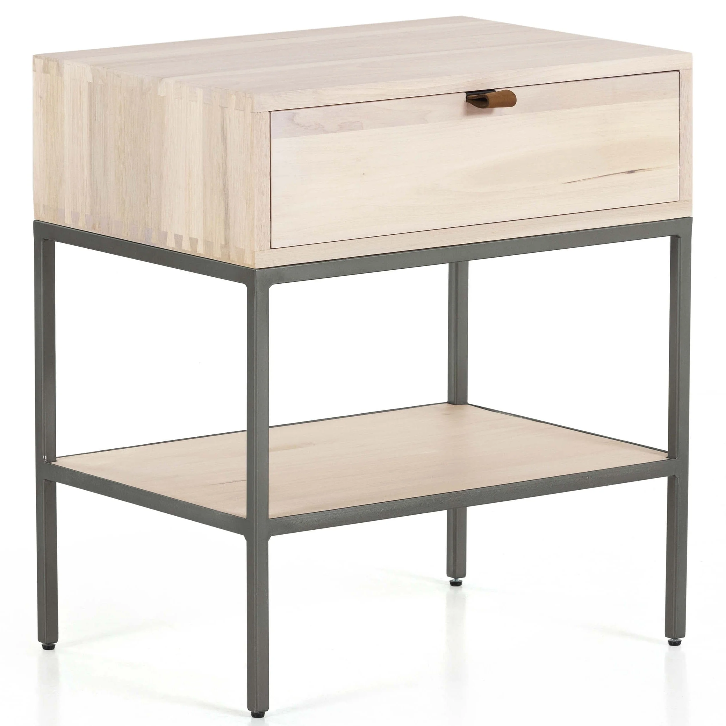 Trey Nightstand, Dove Poplar by Four Hands
