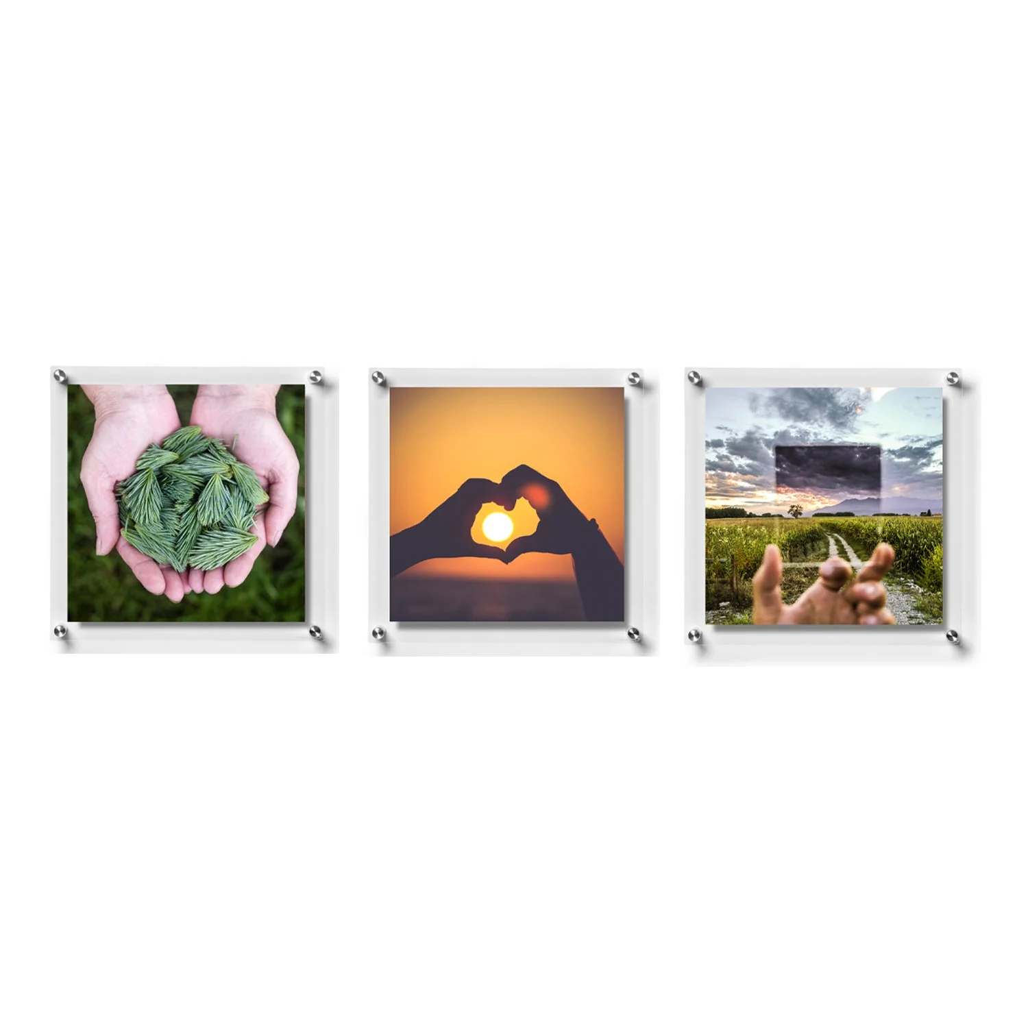 Triade Set of 3 Double Panel Float Frames [4010D-] - Image 7