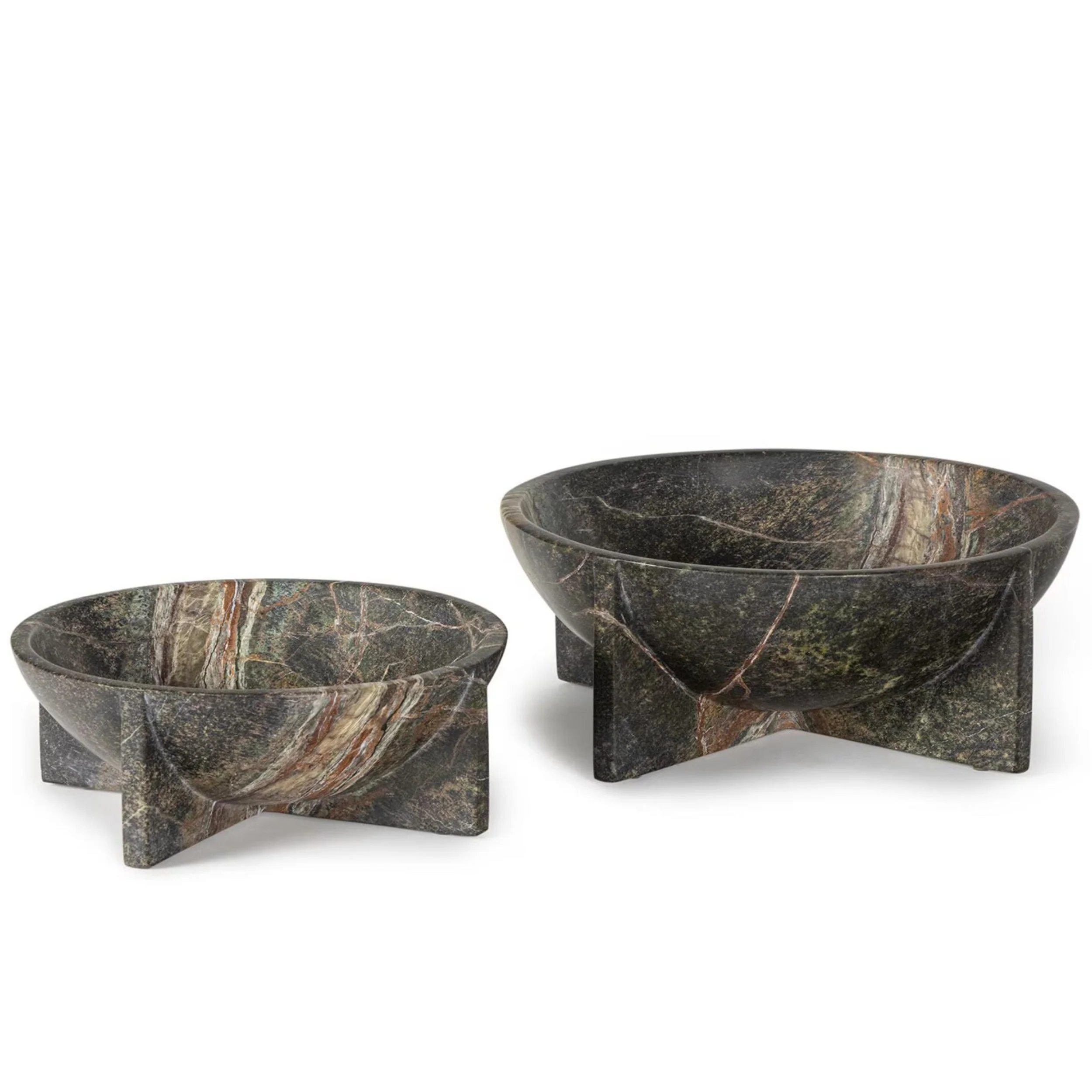 Tribune Marble Bowl, Green - Image 4
