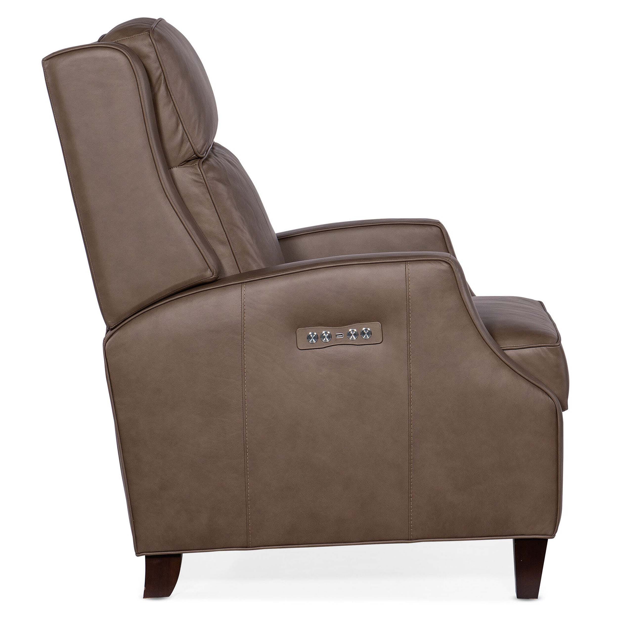 Tricia Leather Power Recliner, Aspen Lenado - Image 3