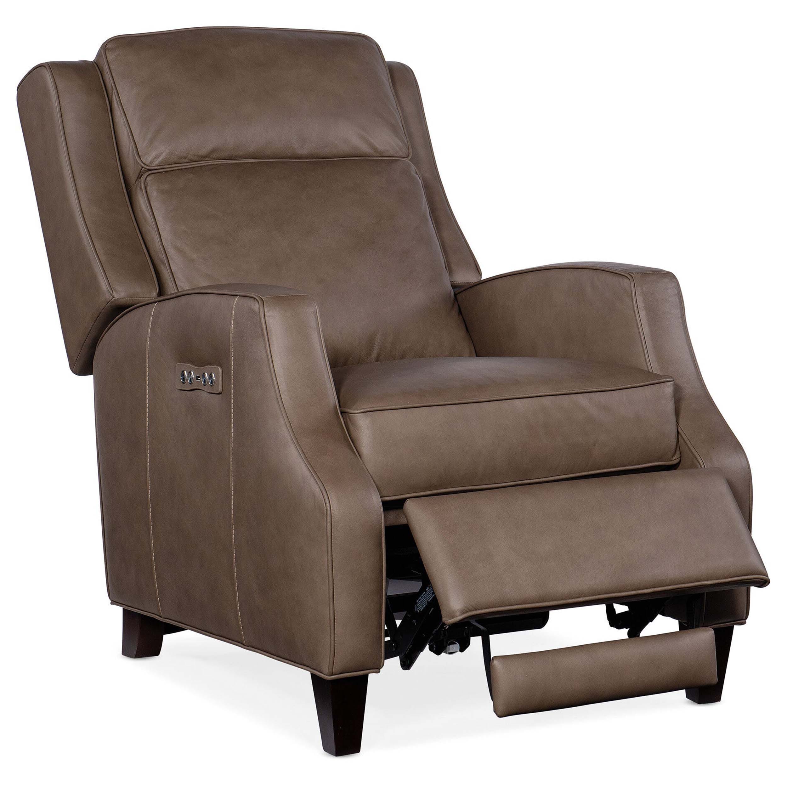 Tricia Leather Power Recliner, Aspen Lenado - Image 5
