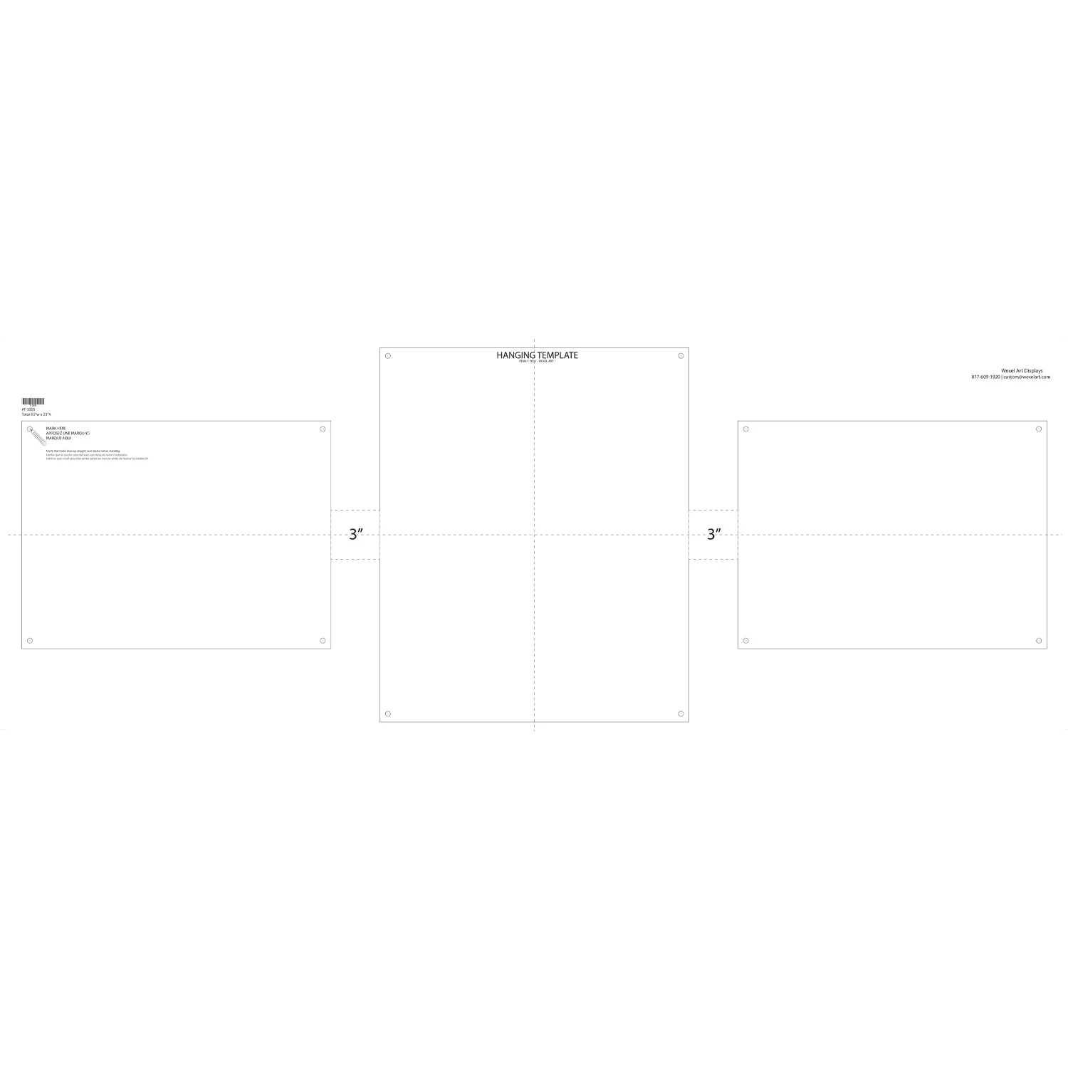 Triple Combo Gallery Wall: Set of 3 Single Panel + Magnet Frames (3005) - Image 4