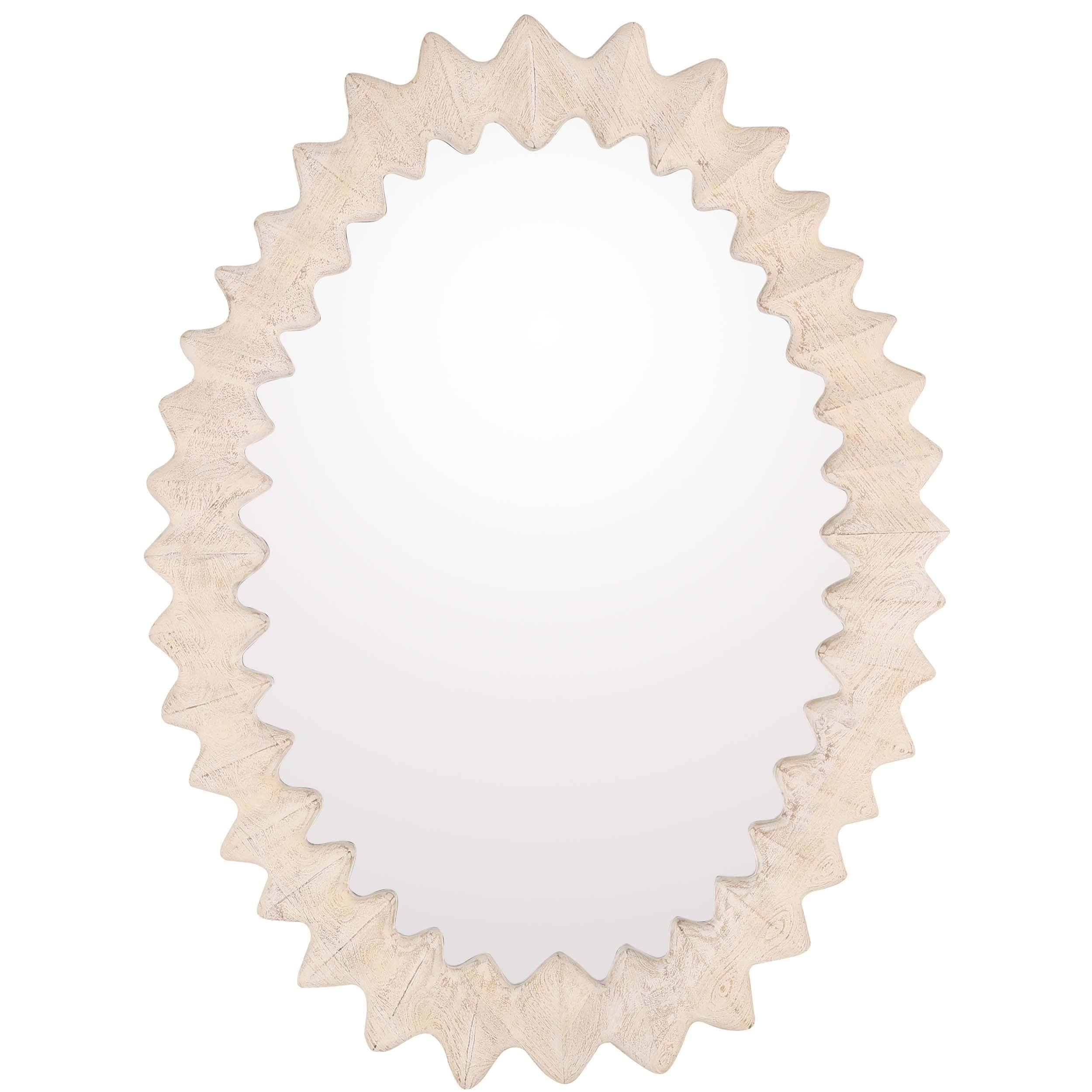 Trishelle Mirror, White Wash