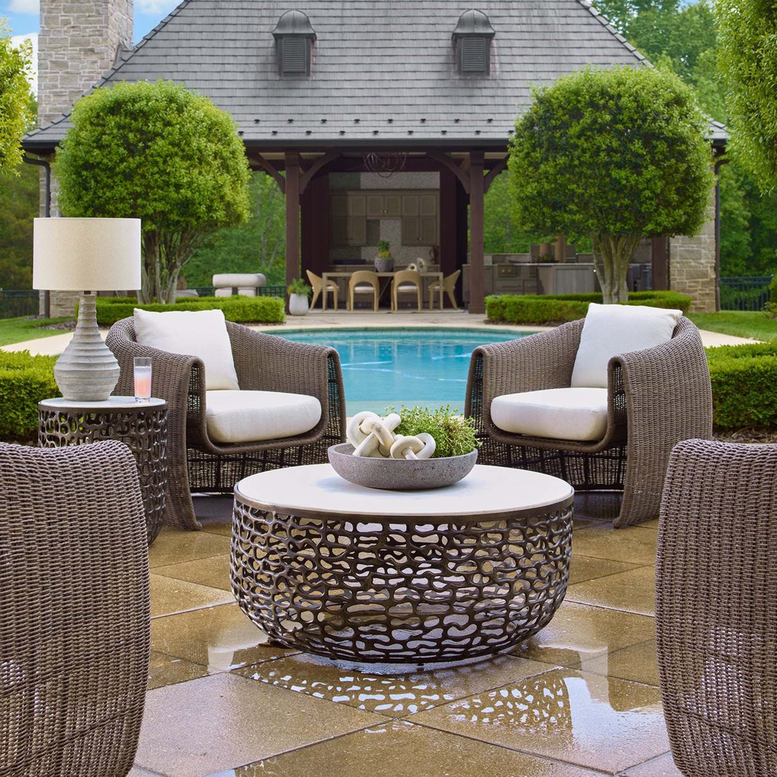 Tropic Outdoor Chair, Mocha - Image 7
