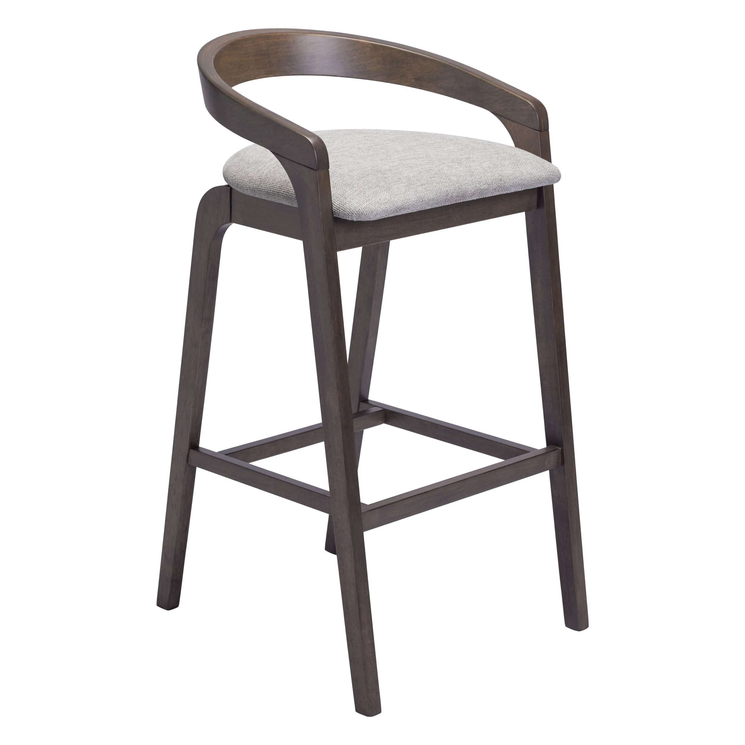 Troy Bar Stool, Dove Gray, Set of 2 - Image 5