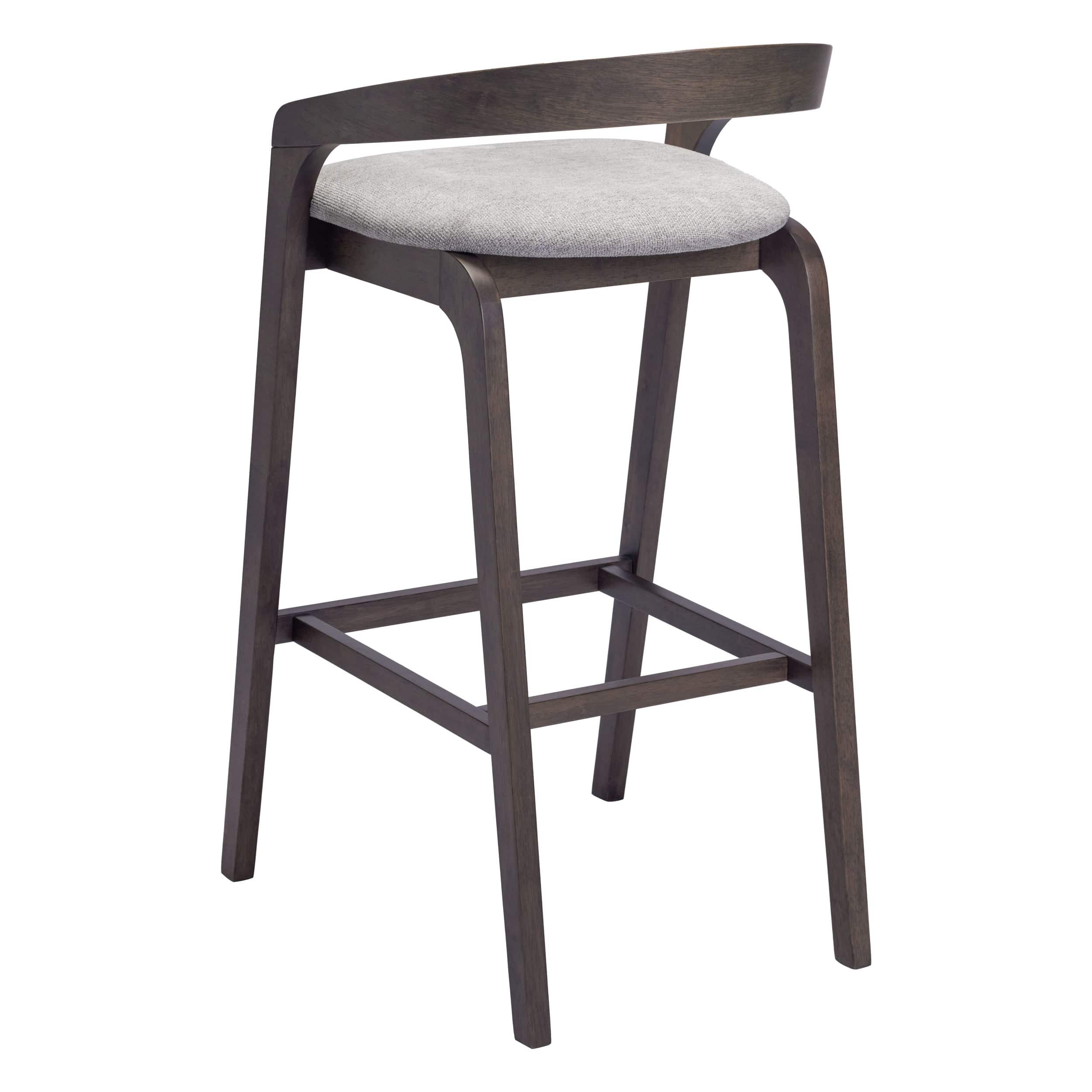 Troy Bar Stool, Dove Gray, Set of 2 - Image 6
