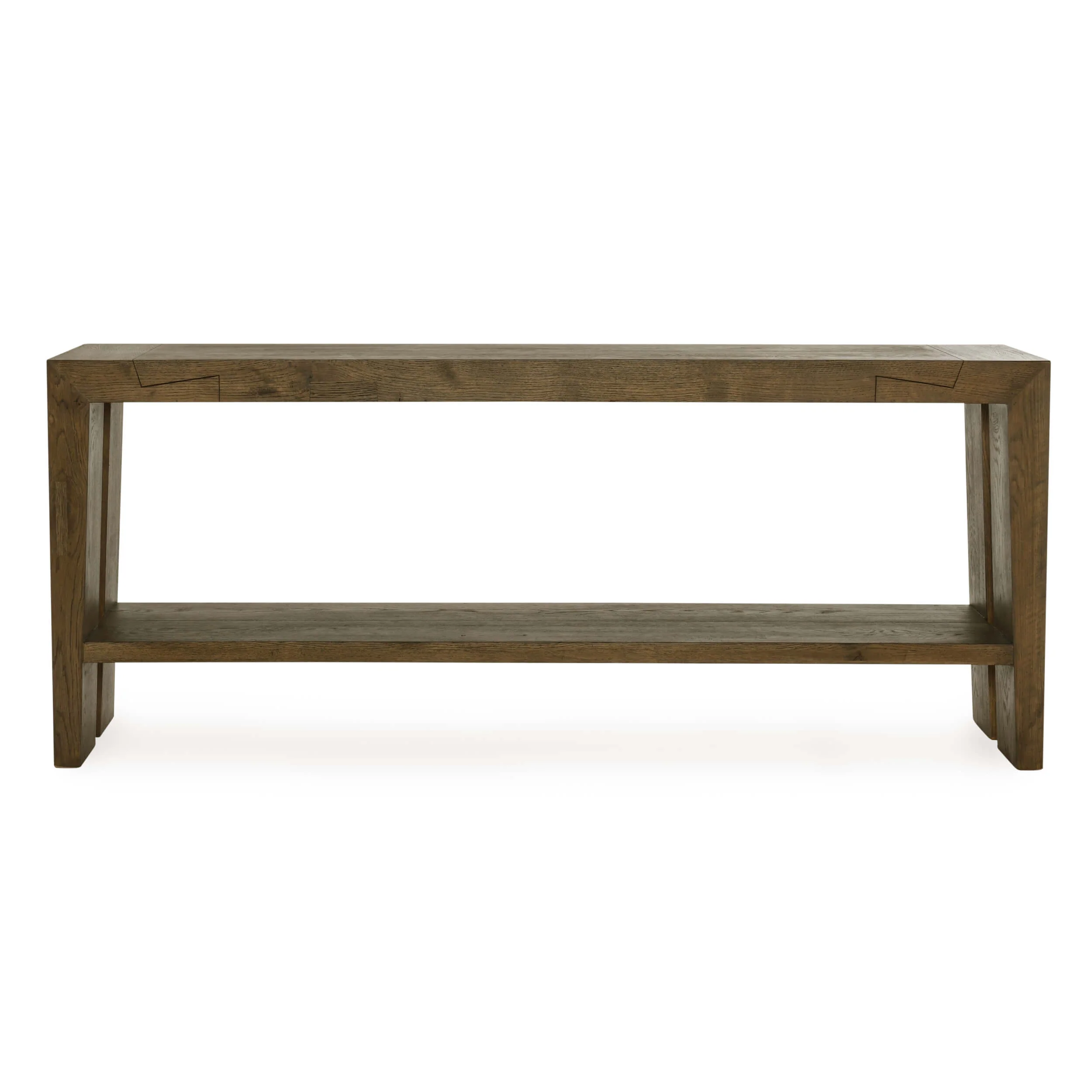 Troy Console Table, Aged Brown - Image 2