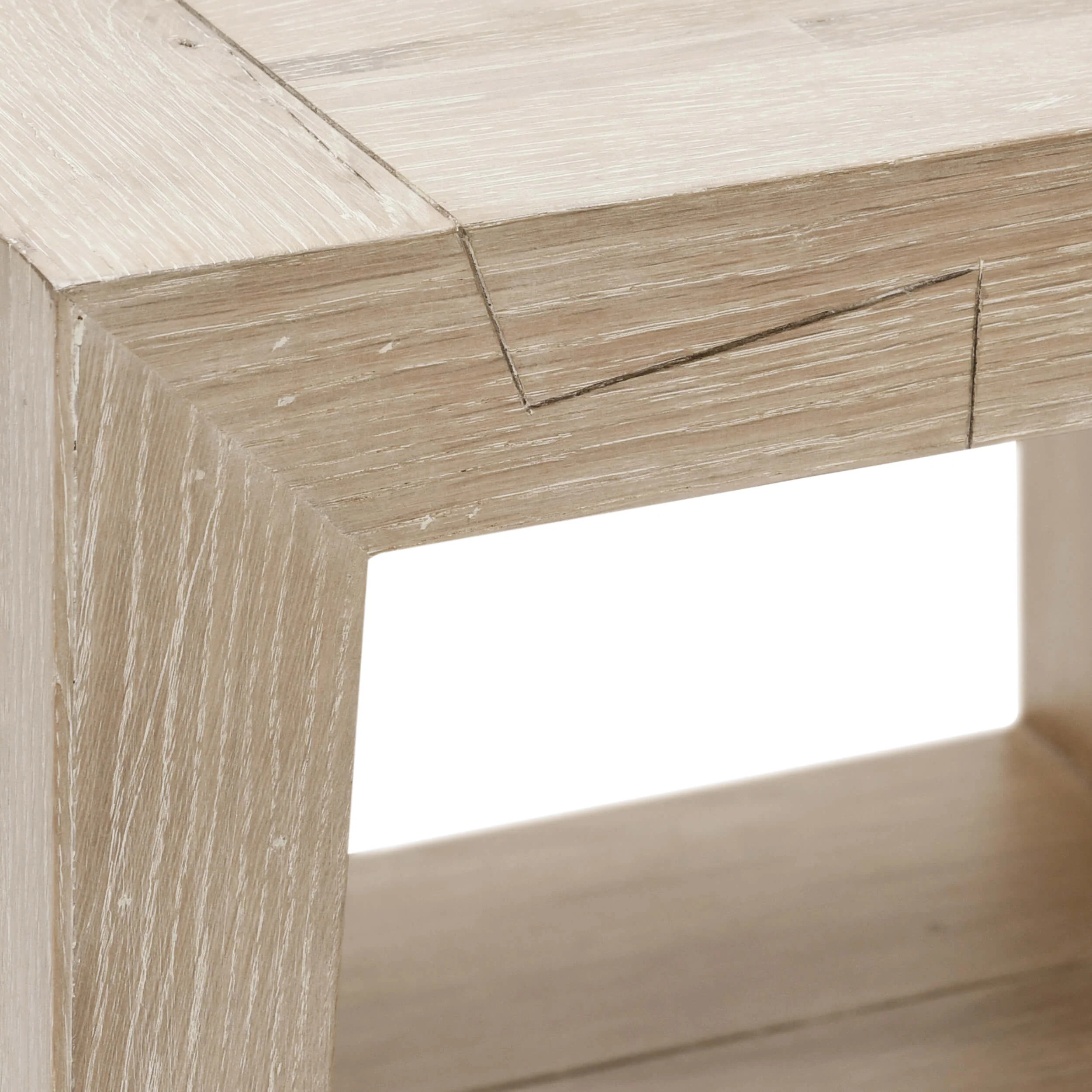 Troy End Table, Aged Cream - Image 4