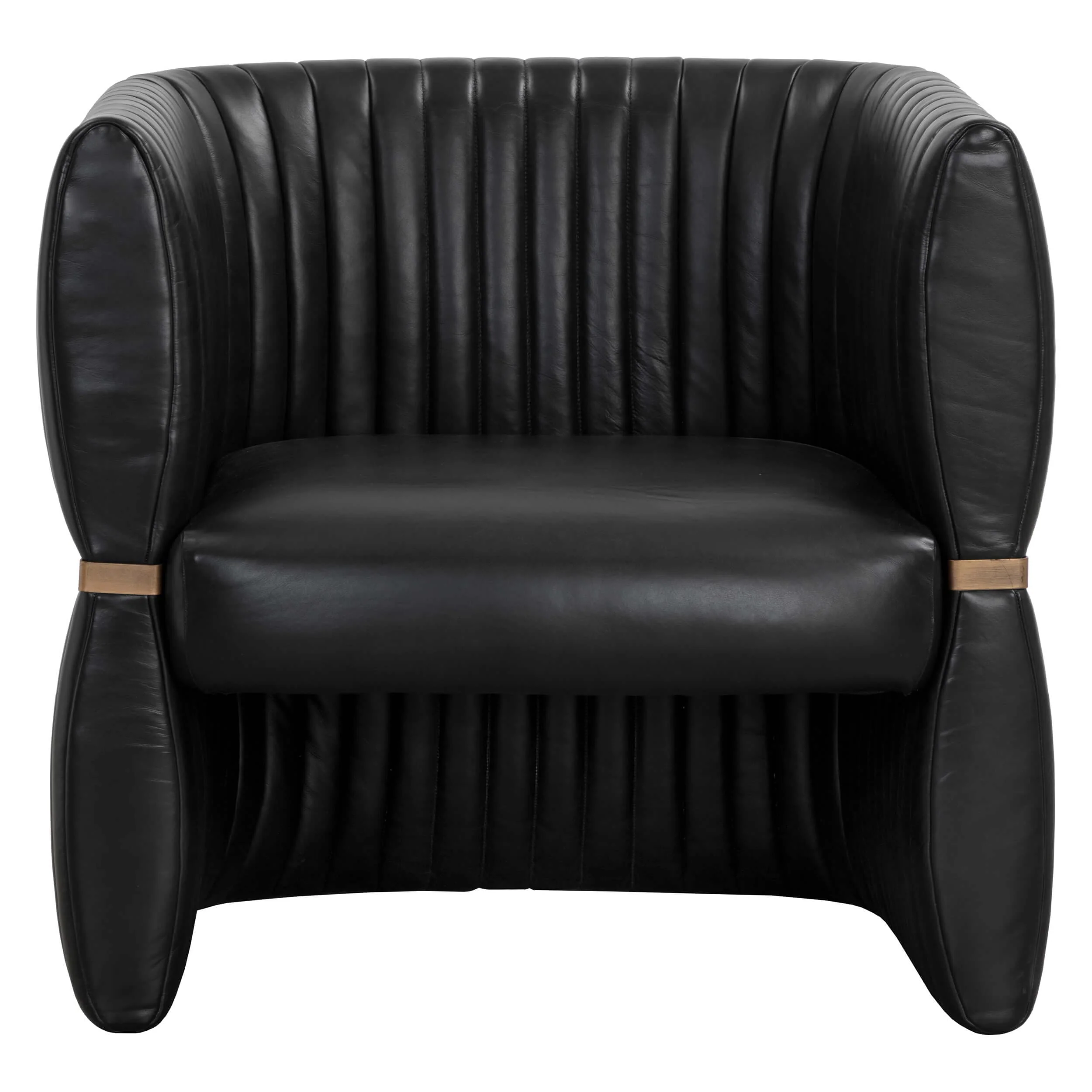 Tryor Leather Chair, Vintage Black - Image 2