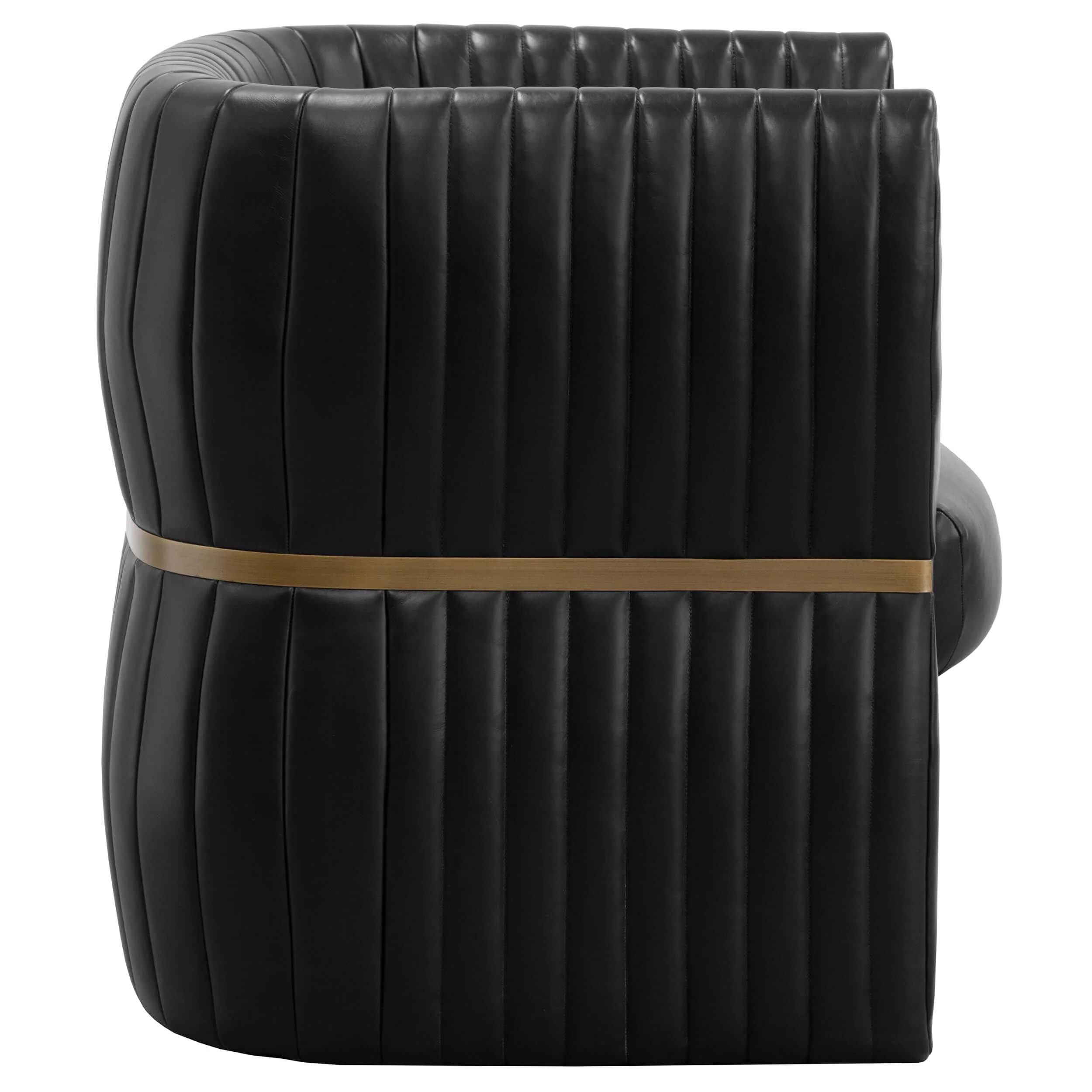 Tryor Leather Chair, Vintage Black - Image 3