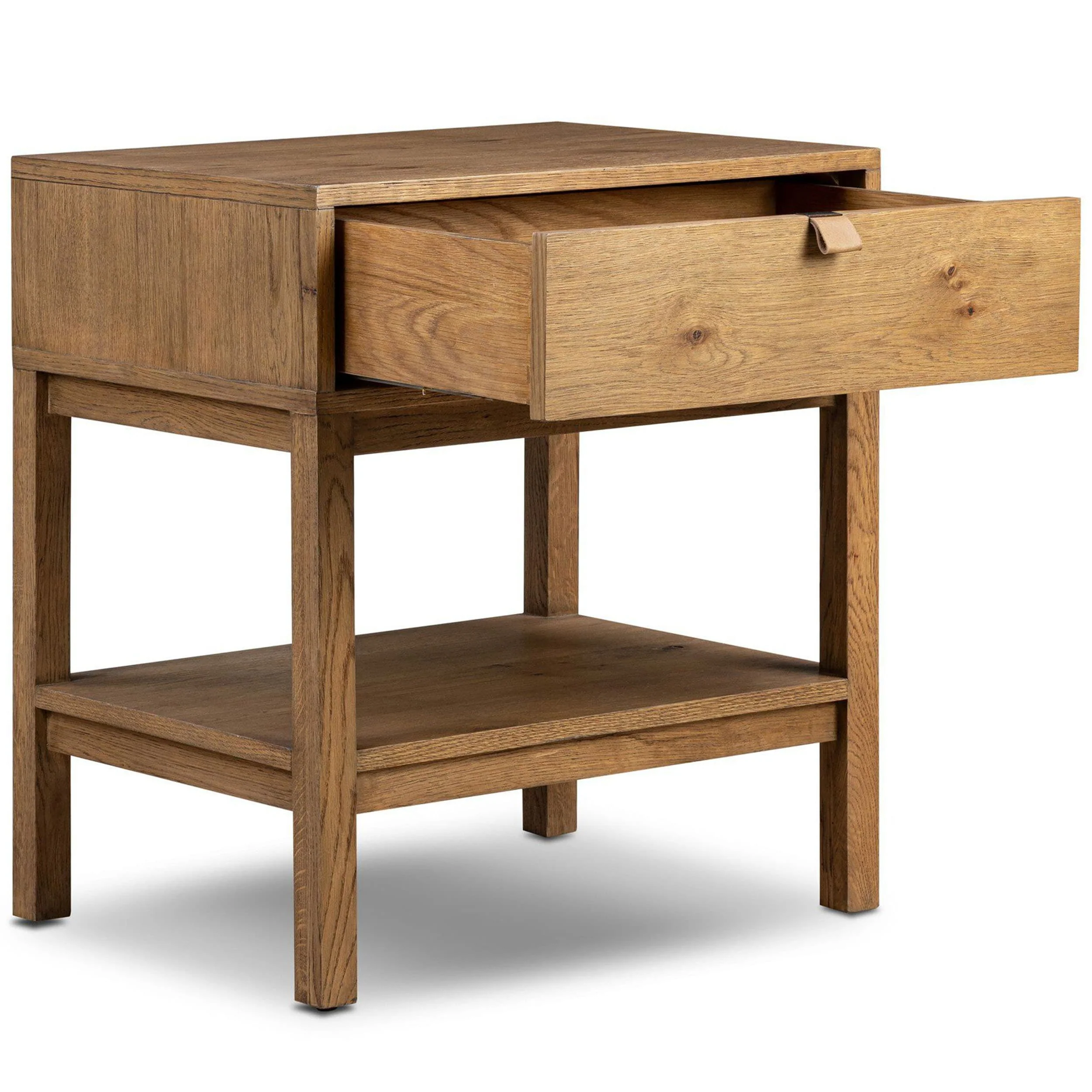 Tula Nightstand, Worn Oak by Four Hands - Image 4
