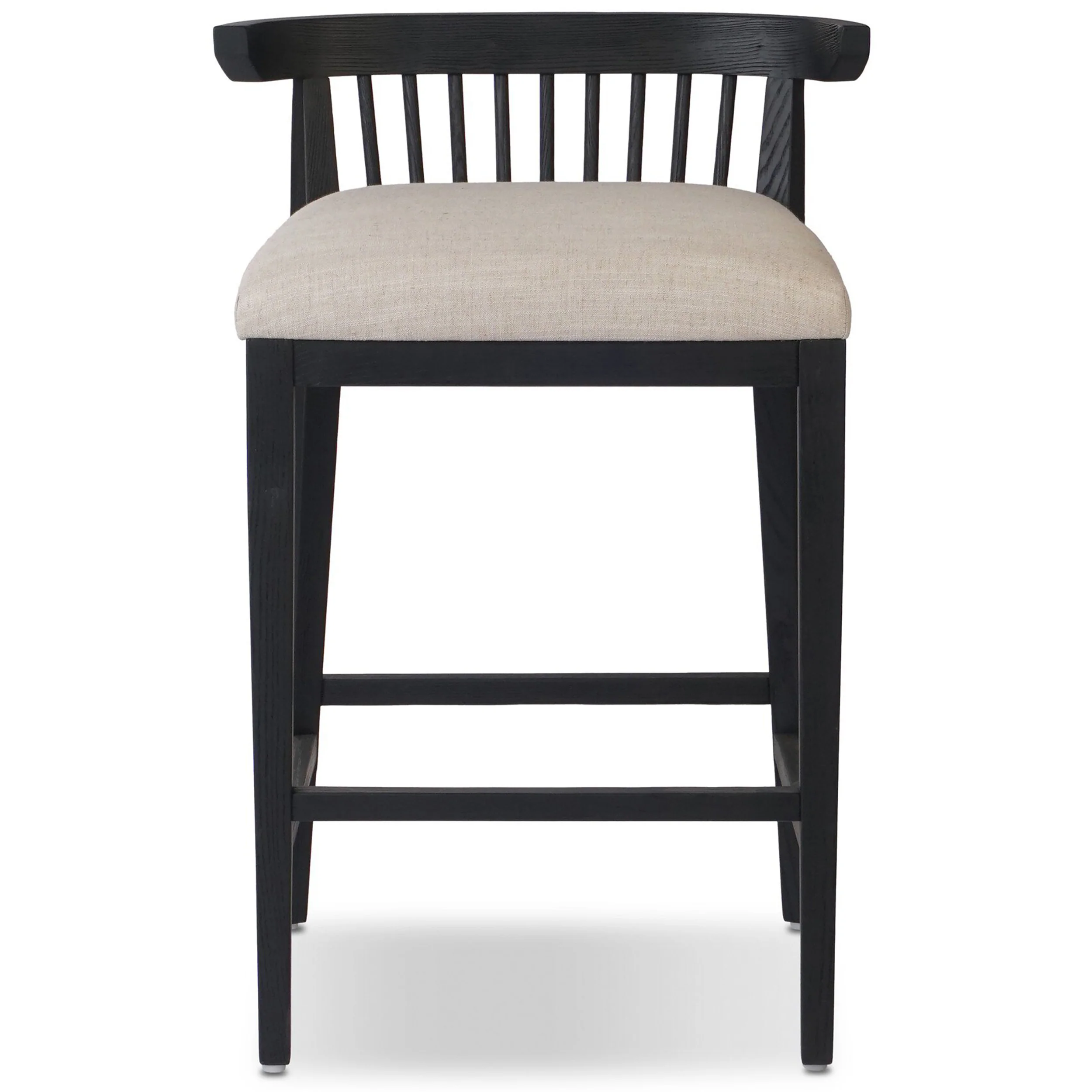 Tullio Counter Stool, Savoy Parchment/Black Ash by Four Hands - Image 2