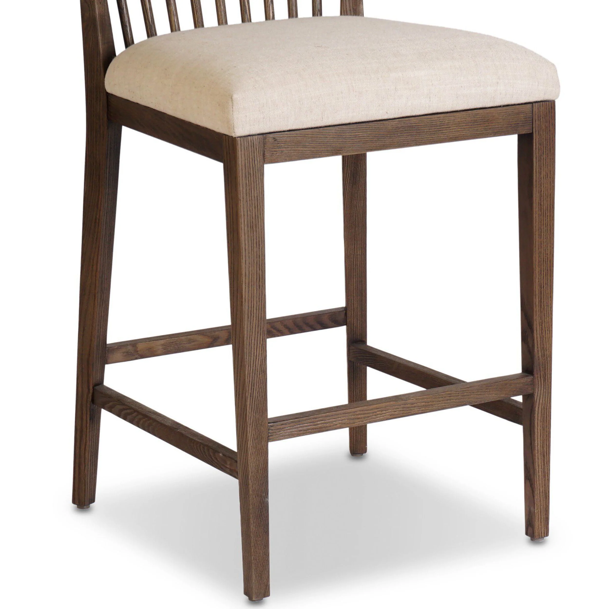 Tullio Counter Stool, Savoy Parchment/Drifted Ash by Four Hands - Image 5