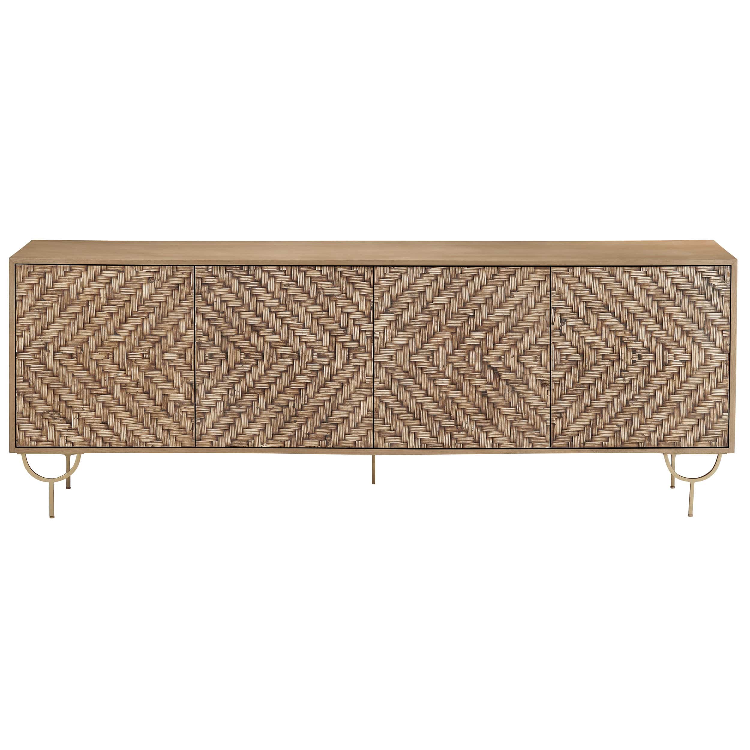 Tuscany 4 Door Sideboard, Natural - Image 2