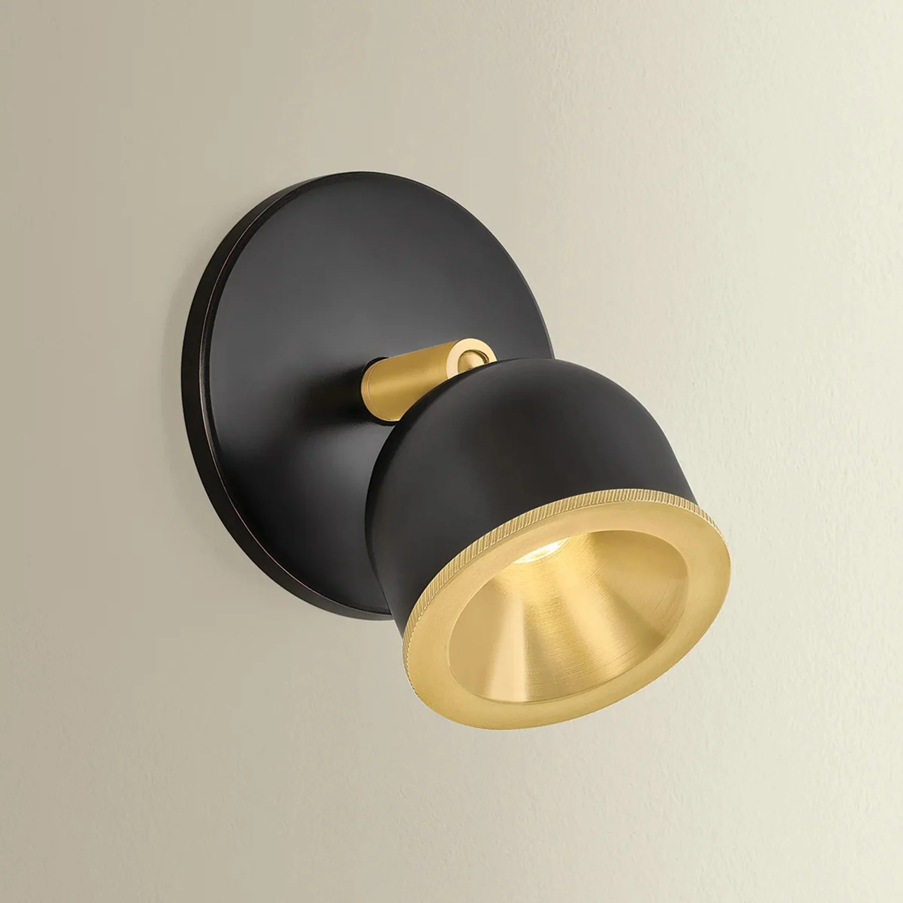 Tuthill Flush Mount, Aged Brass/Distressed Bronze - Image 3