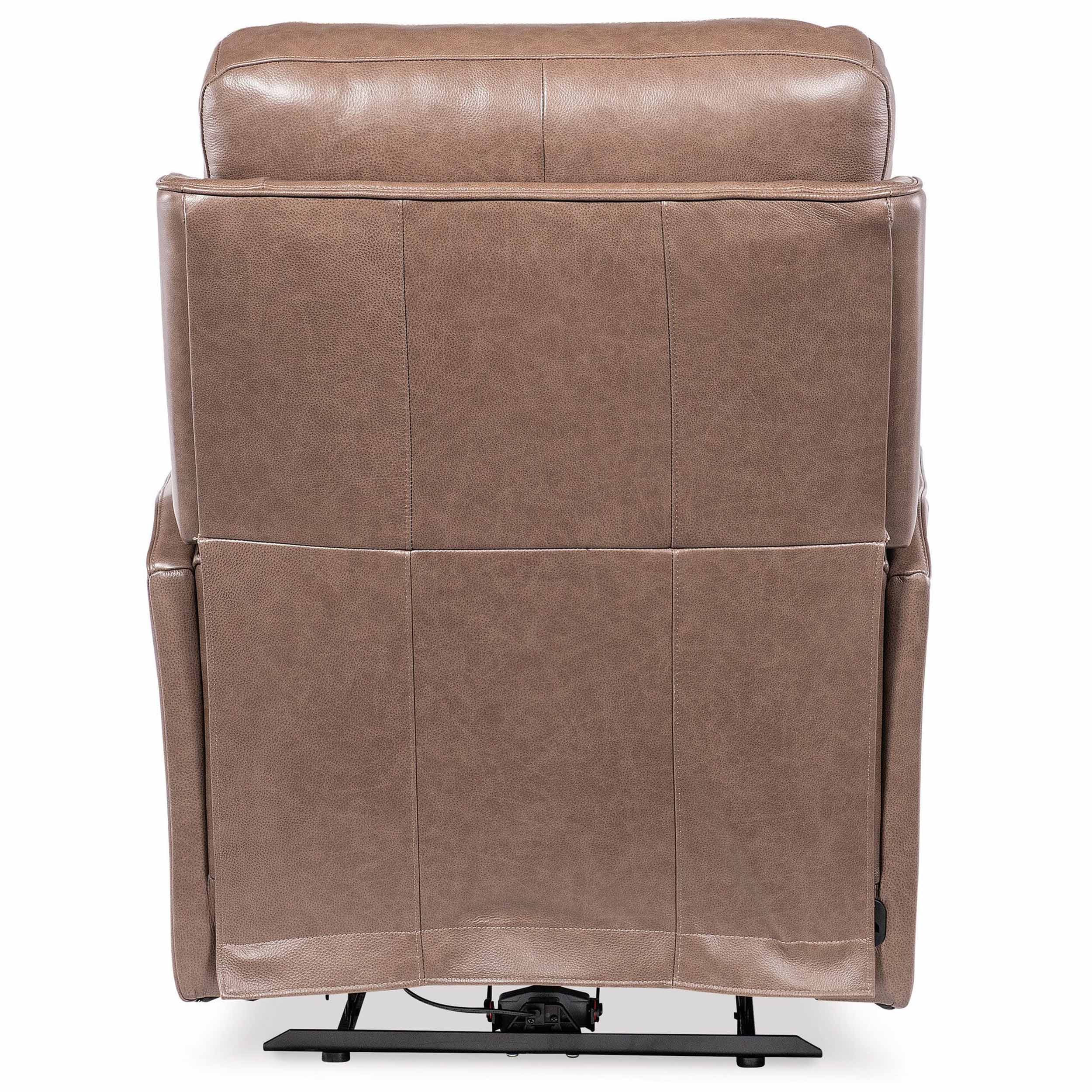 Twain Leather Zero Gravity Power Recliner, Umber - Image 4
