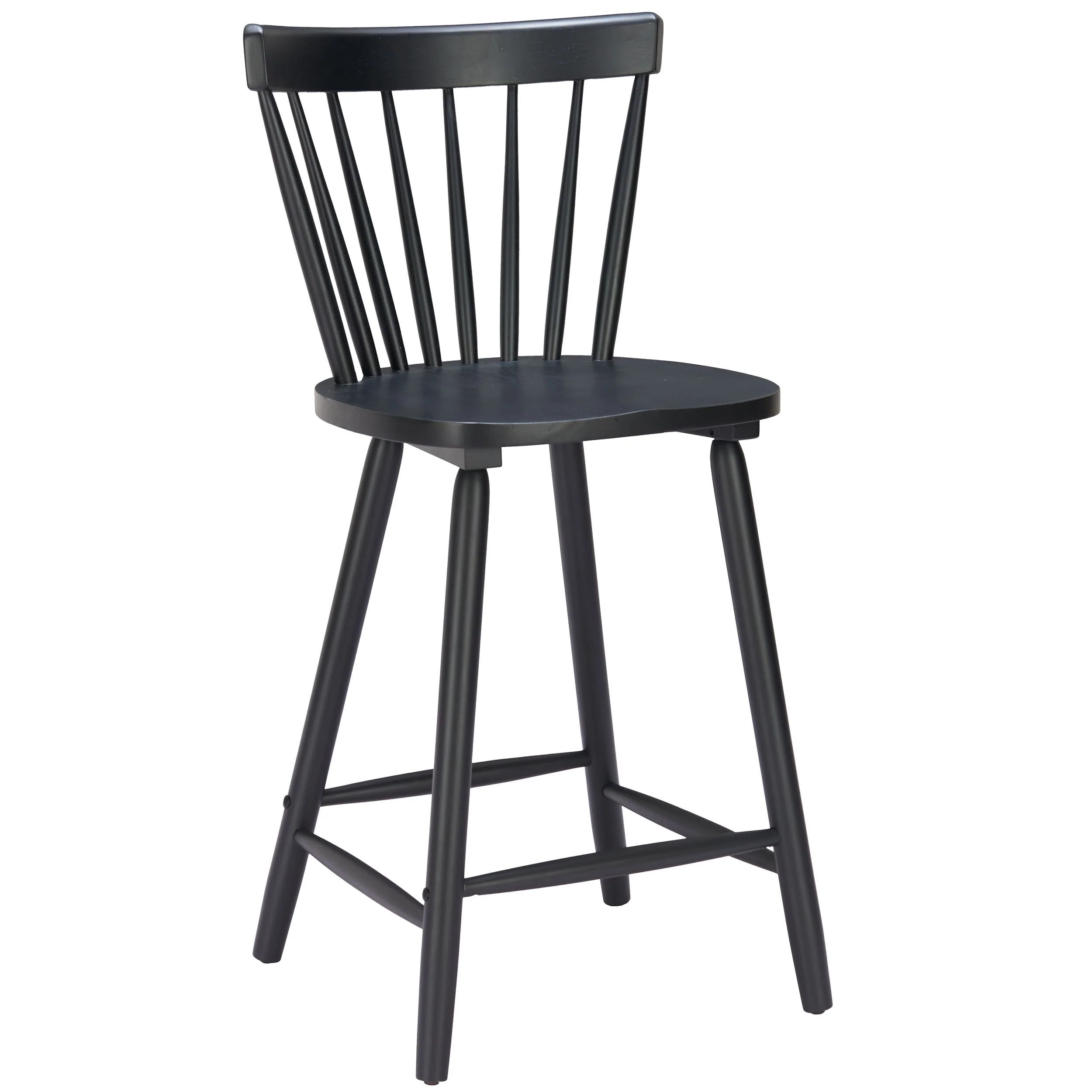 Tyce Bar & Counter Stool, Black, Set of 2 - Image 5