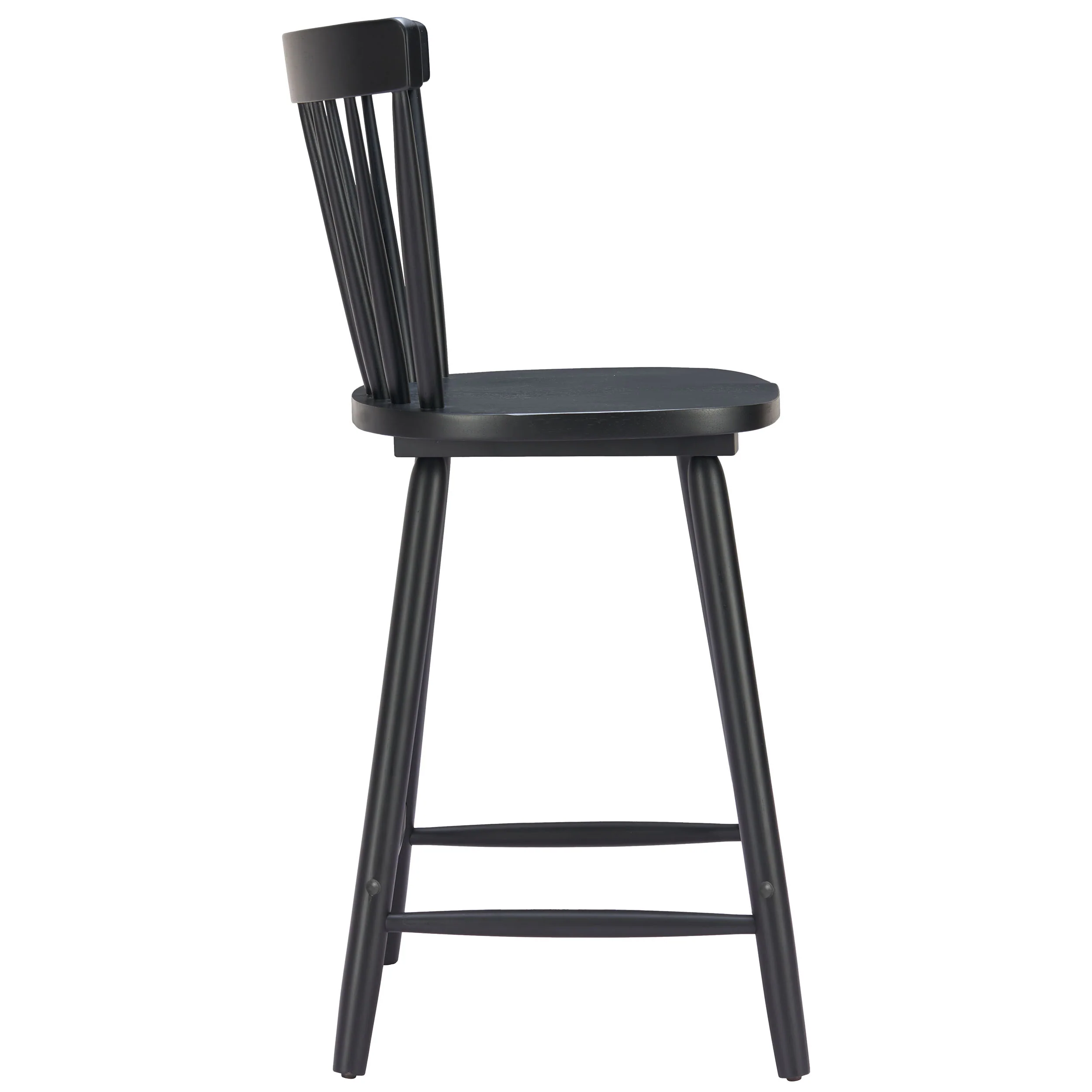 Tyce Bar & Counter Stool, Black, Set of 2 - Image 7