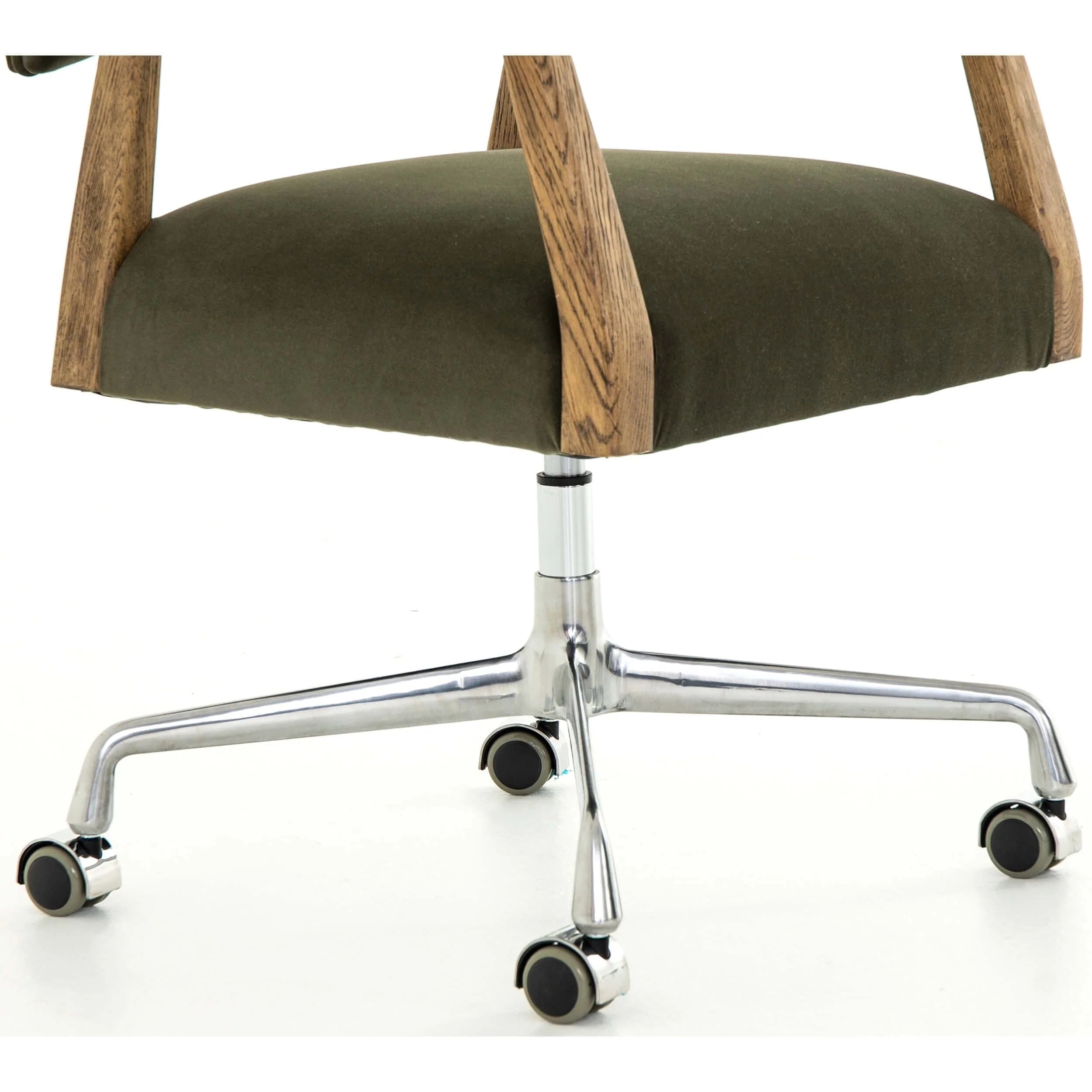 Tyler Desk Chair, Velvet Loden by Four Hands - Image 7