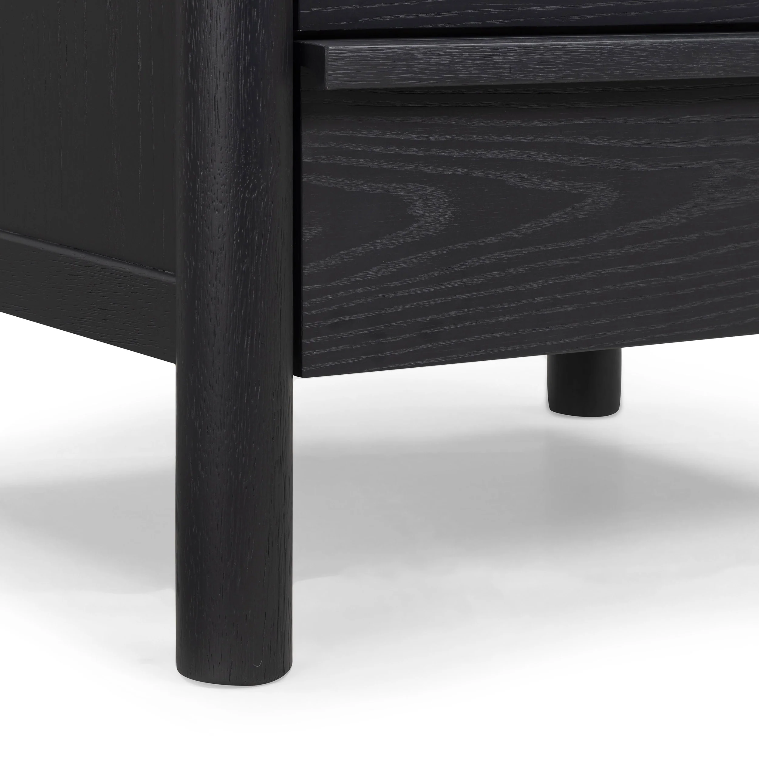 Tyra 2-Drawer Nightstand, Black - Image 6