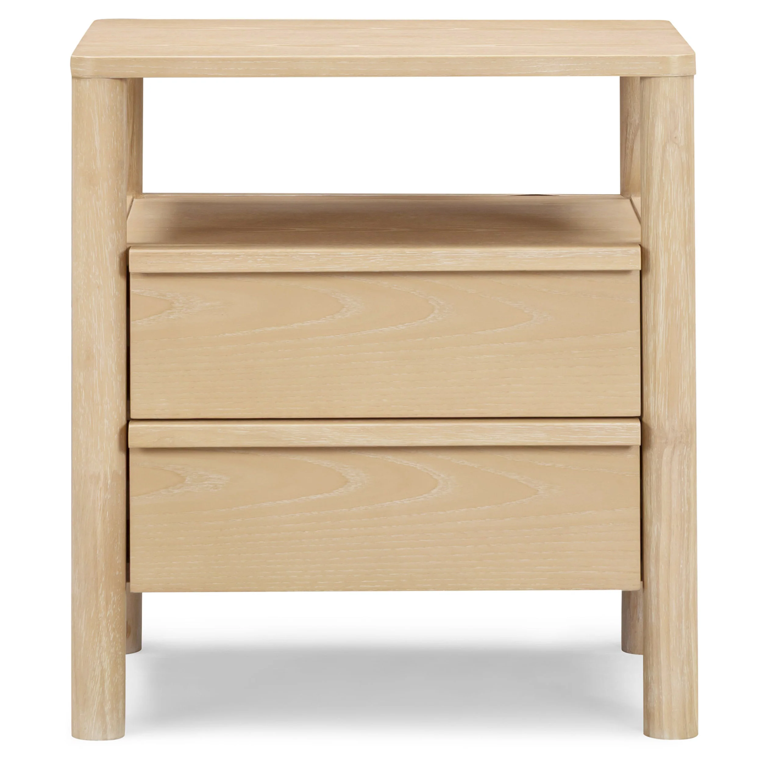 Tyra 2-Drawer Nightstand, Natural - Image 2