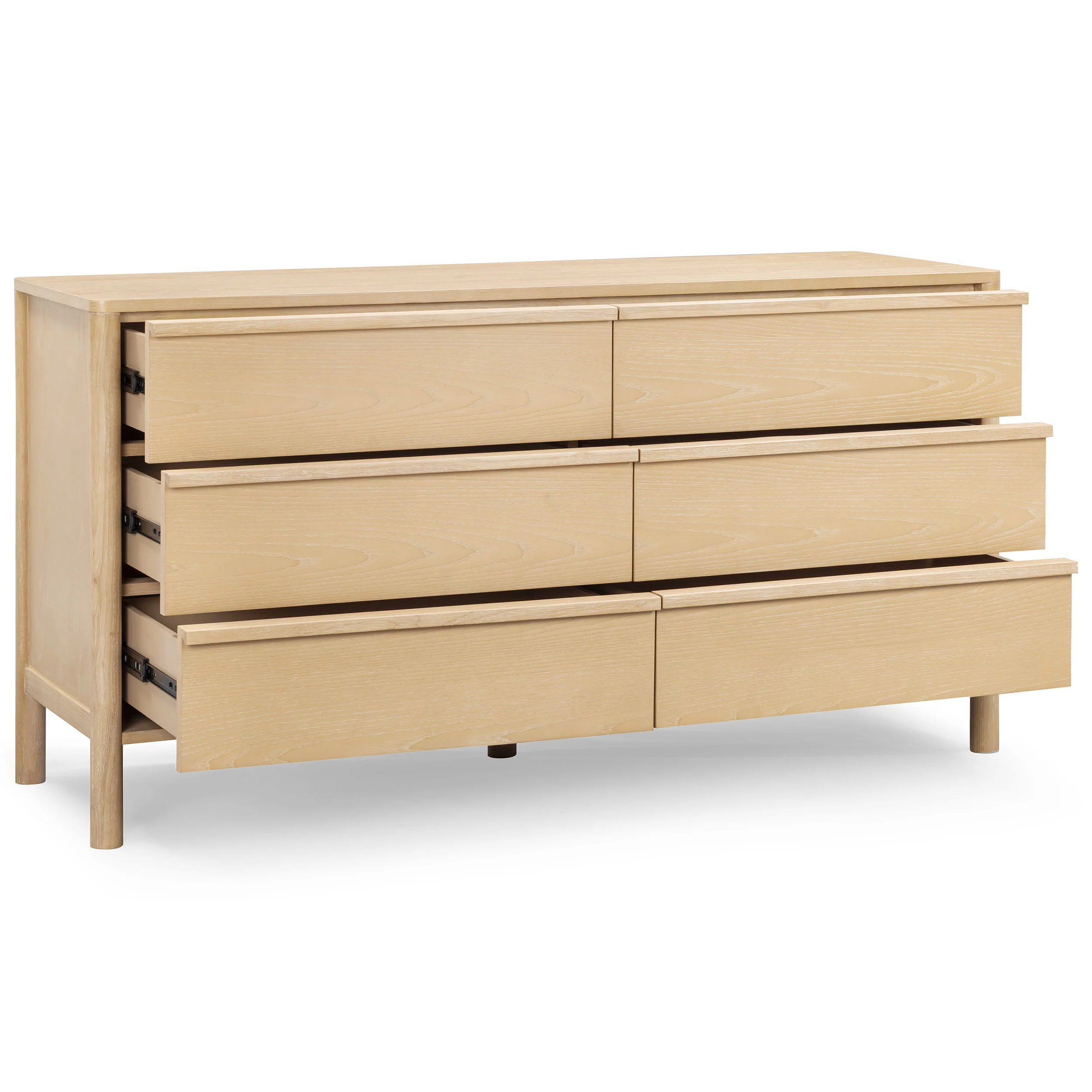 Tyra 6-Drawer Dresser, Natural - Image 3