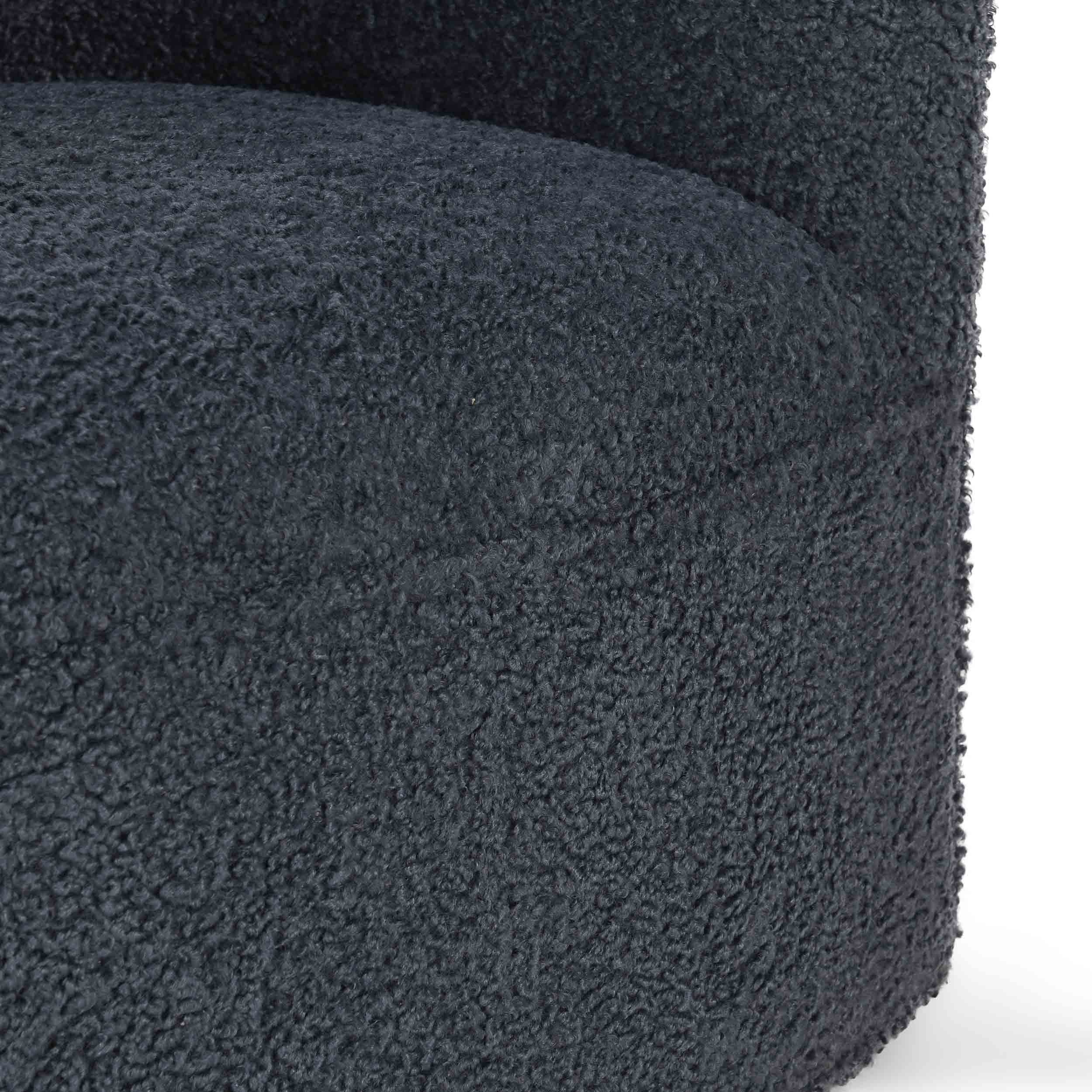 Valencia Swivel Chair, Blue - Image 3