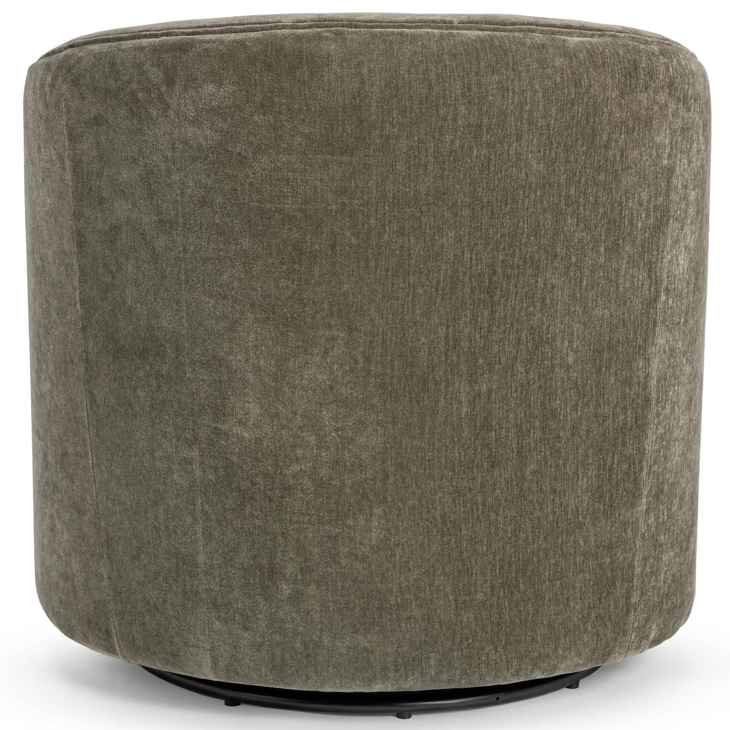 Valencia Swivel Chair, Olive Moss - Image 4