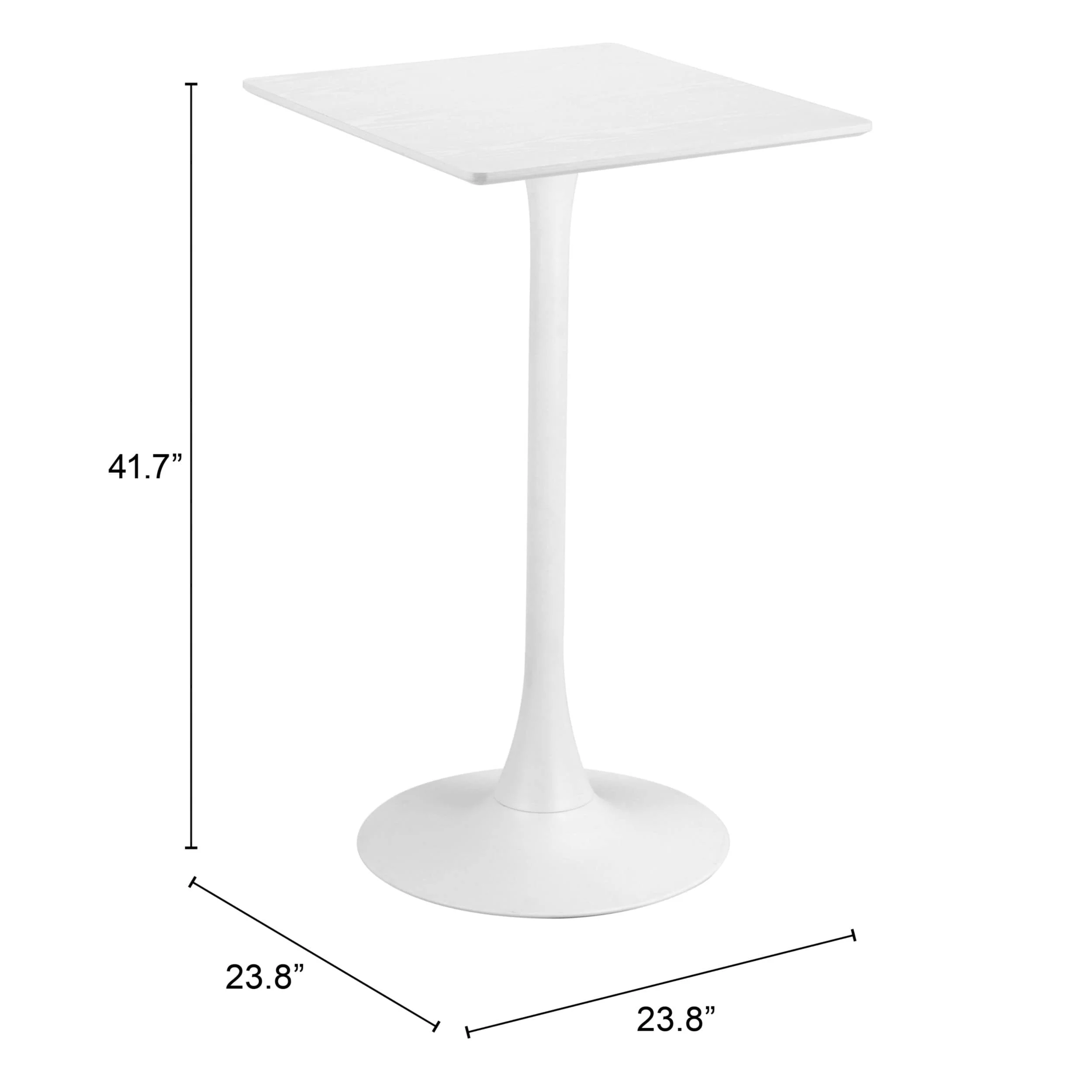 Valleta Bar Table, White - Image 6